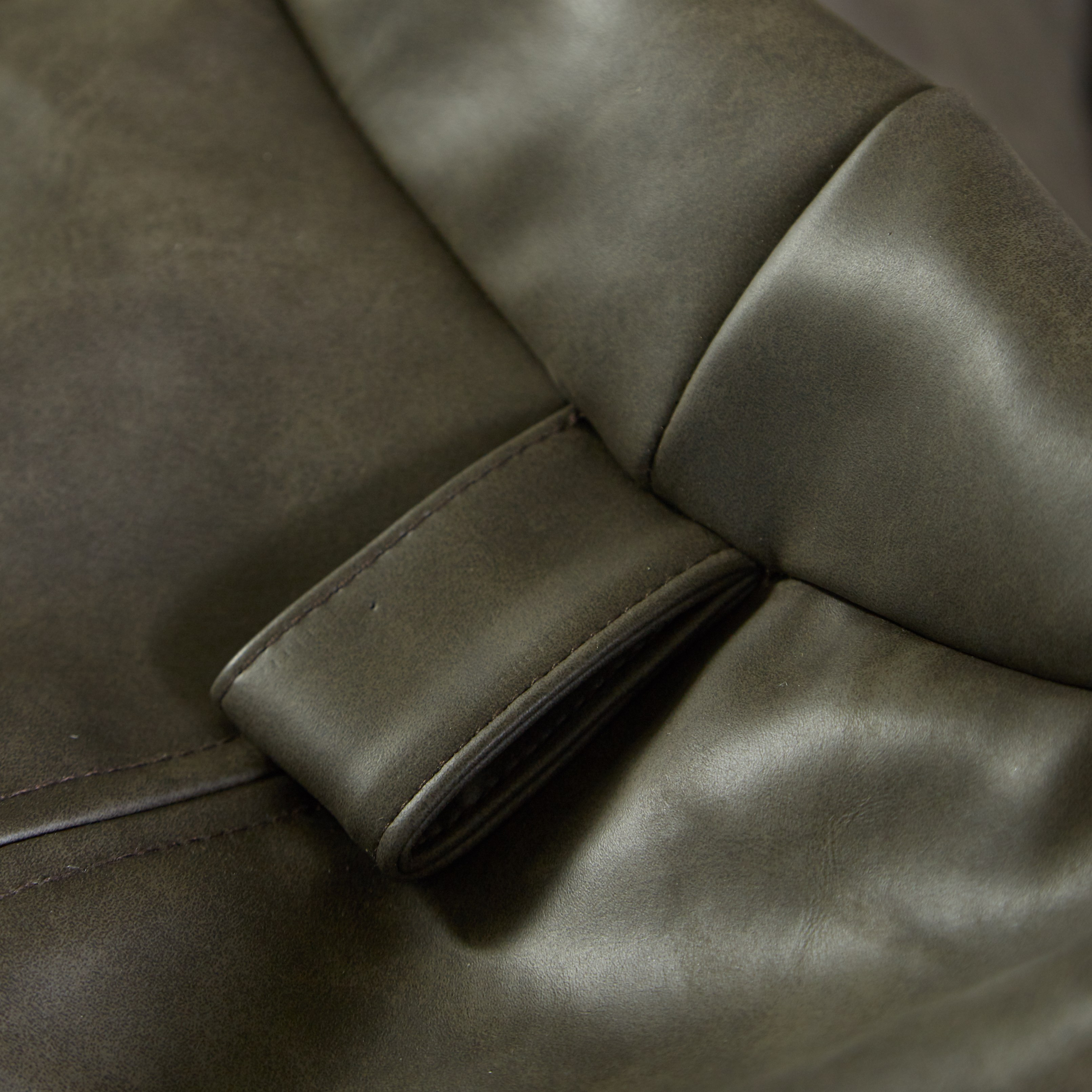 Faux Leather Bean Bag Chair-household-cushionsandthrows-beanbags-image-3
