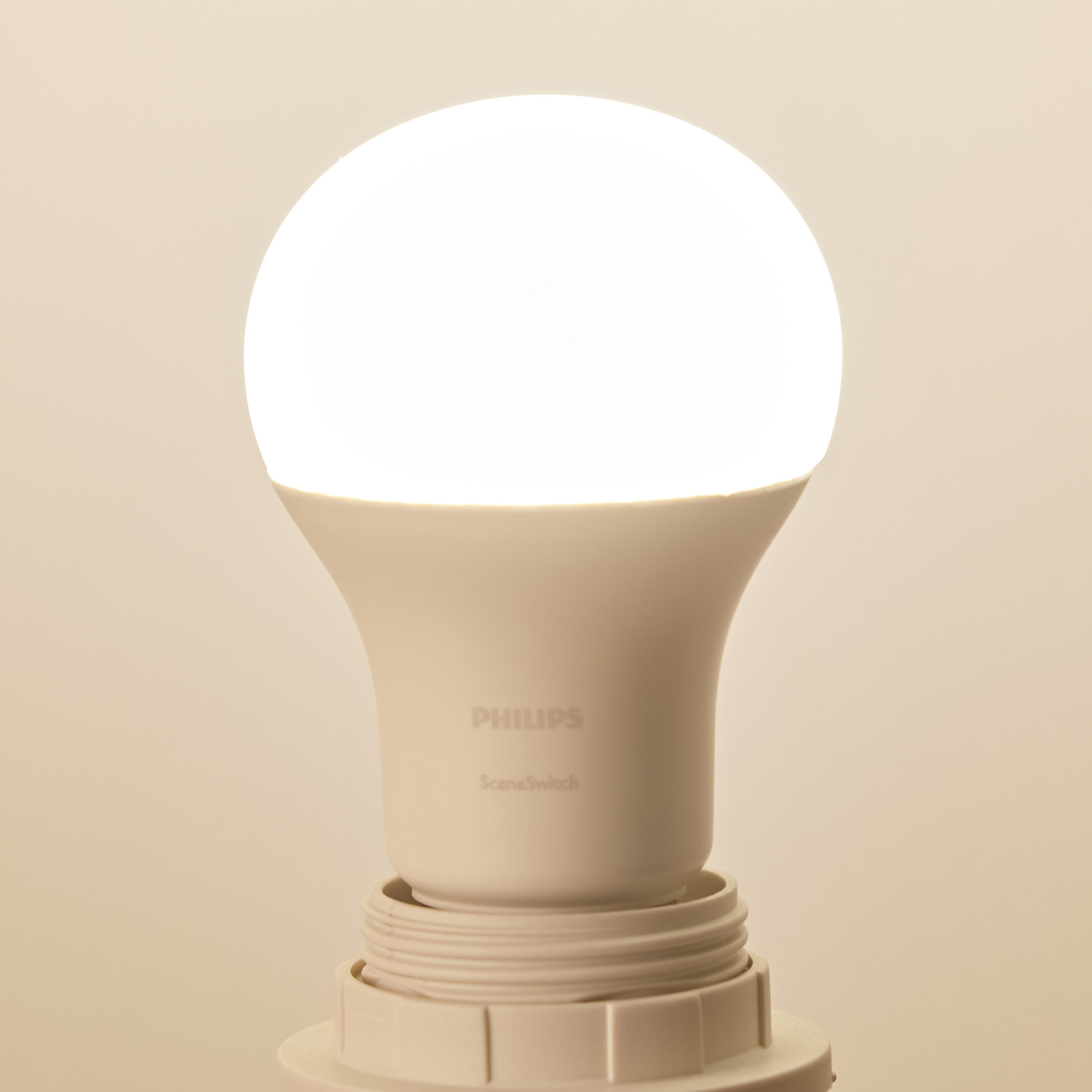 Shop Philips Scene Switch LED Bulb W E 27 Cool and Warm Light