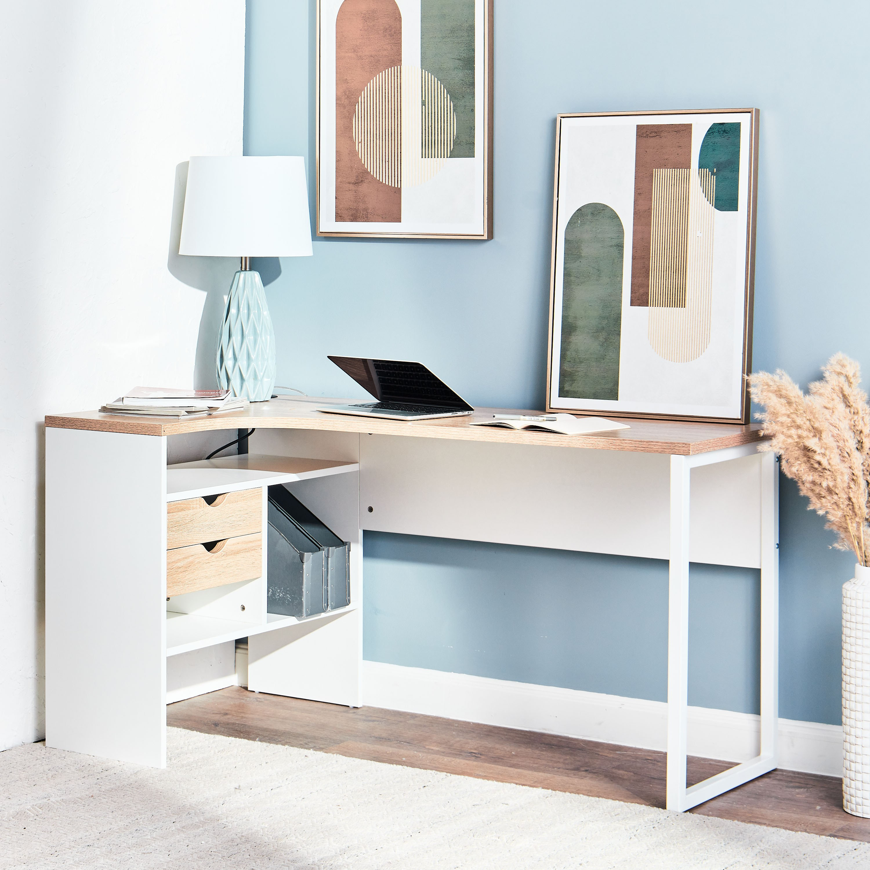 L shaped desks on sale for home office