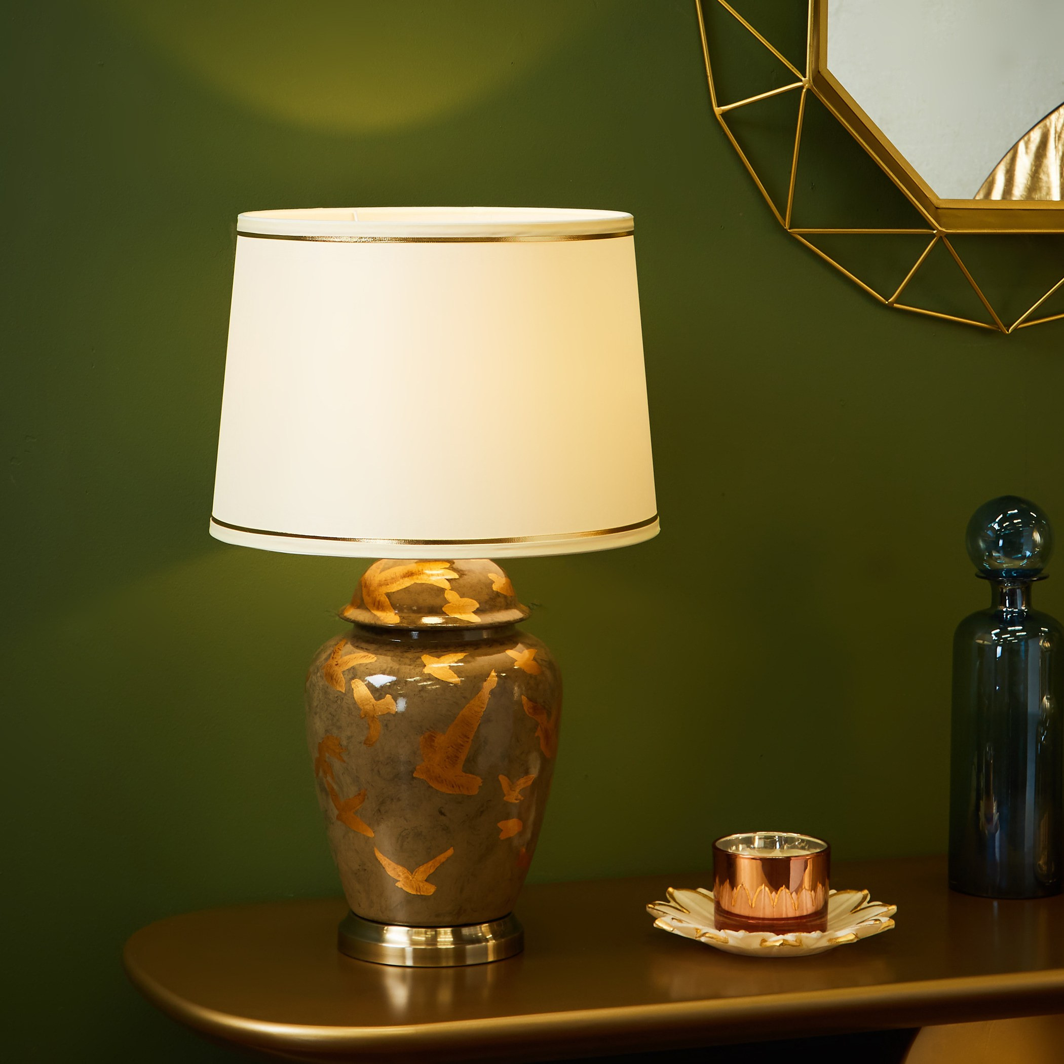 Vivaldi Porcelain Table Lamp - 66 cm-household-lighting-tableanddesklamps-image-1