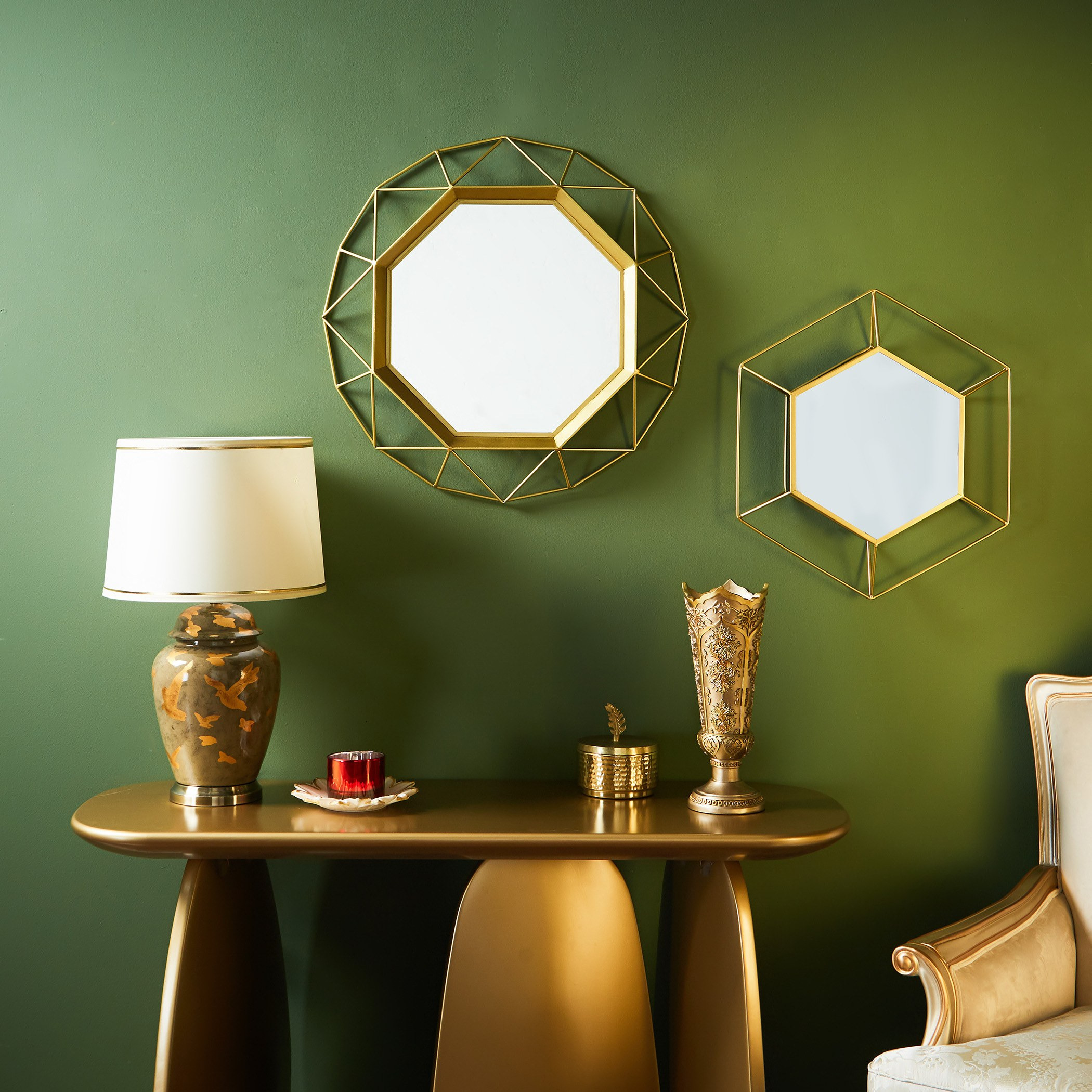 Vivaldi Porcelain Table Lamp - 66 cm-household-lighting-tableanddesklamps-image-4