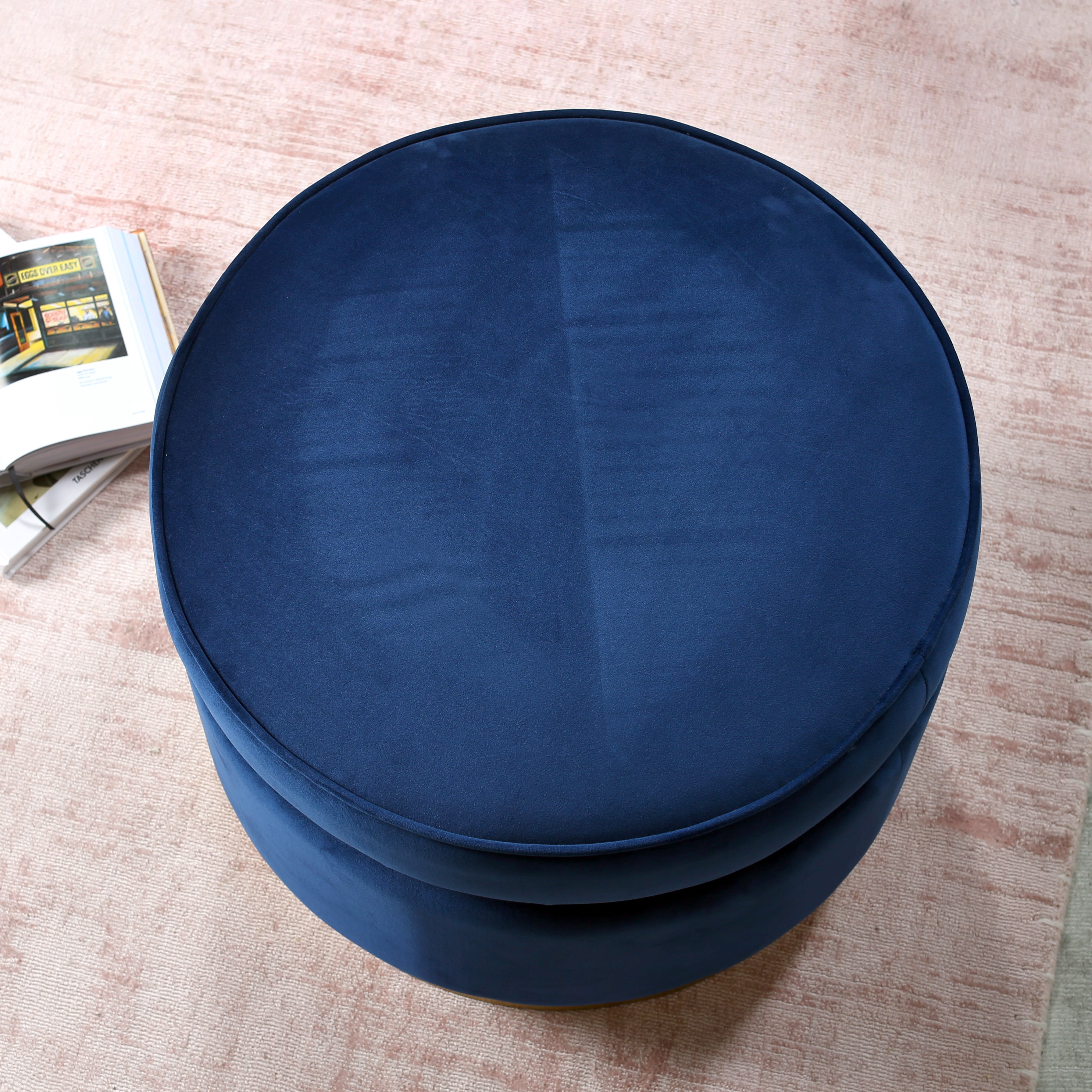 Hampton Velvet Ottoman-furniture-sofaandseating-ottomansbeanbagsandpoufs-image-2