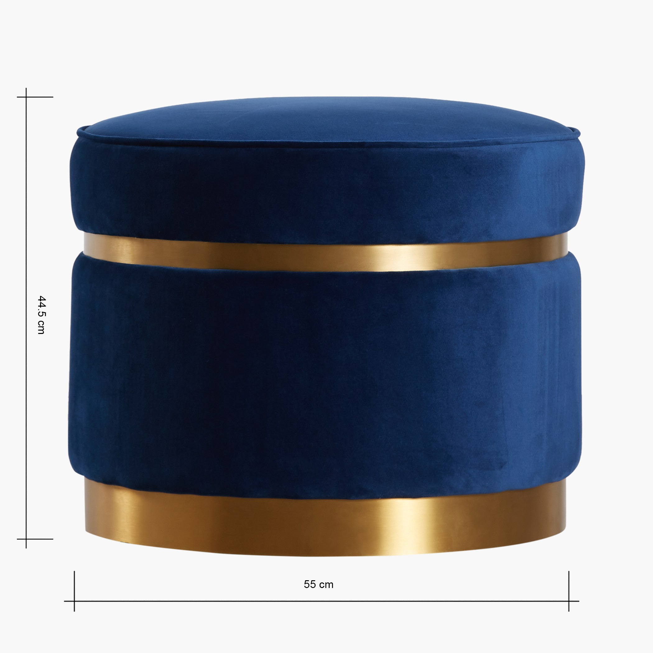 Hampton Velvet Ottoman-furniture-sofaandseating-ottomansbeanbagsandpoufs-image-5