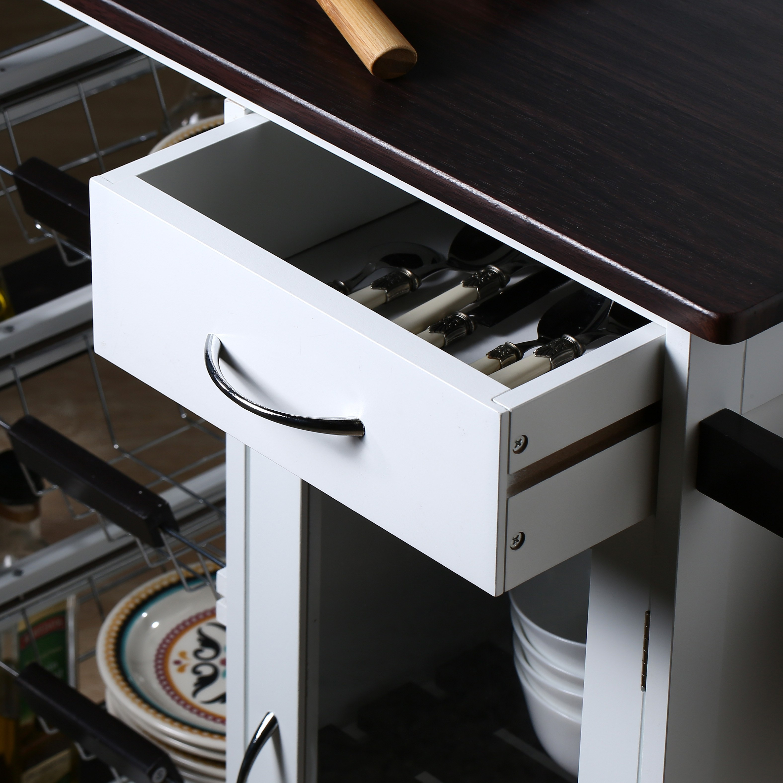 Marvel Cross-Functional Kitchen Stand with Smart Storage-furniture-diningroom-servingtrolleys-image-3