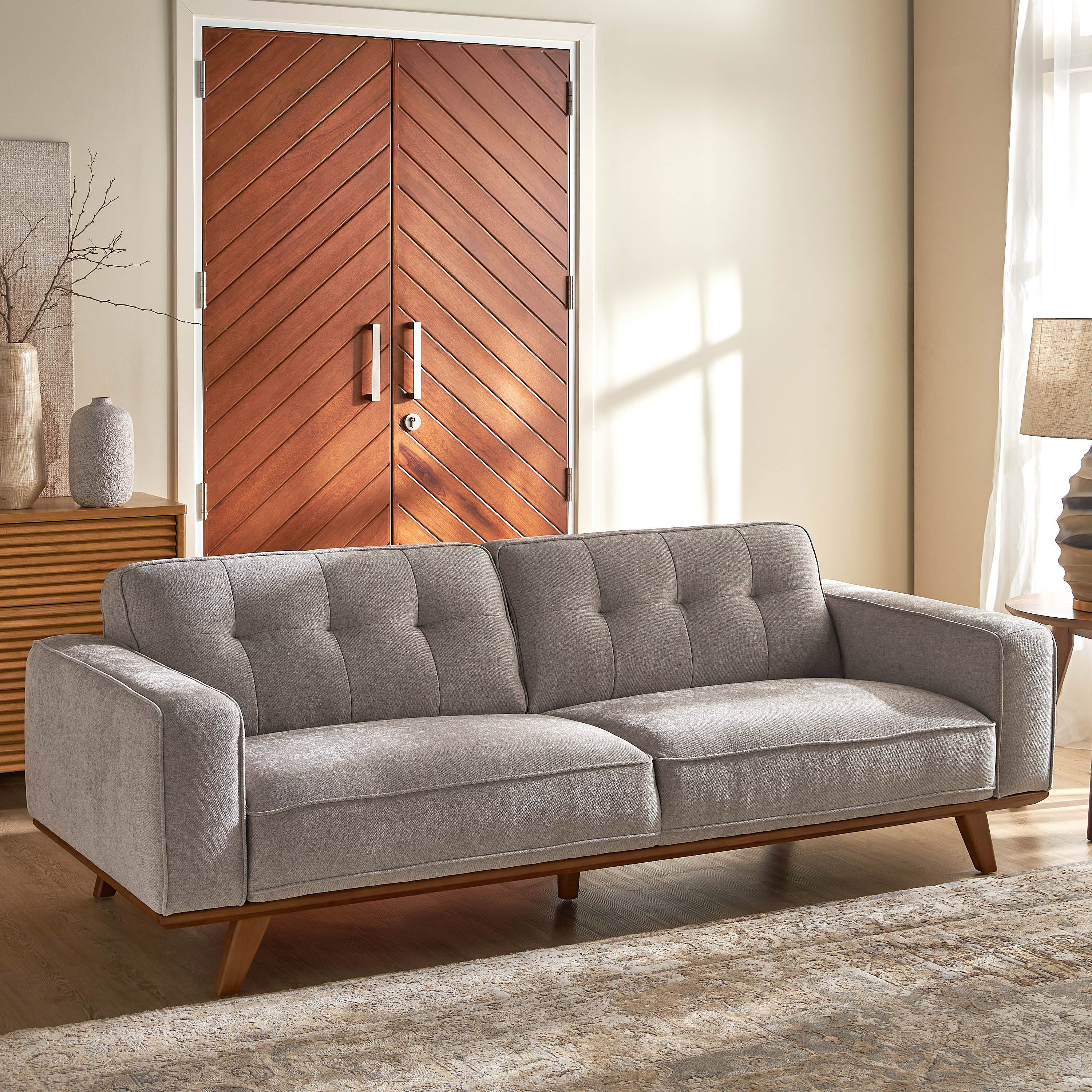 Murano 3-Seater Fabric Sofa