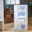 Lucca 4-Drawer Tower - 39x39x80 cms-household-storage-storagesolutions-drawercabinets-image-1