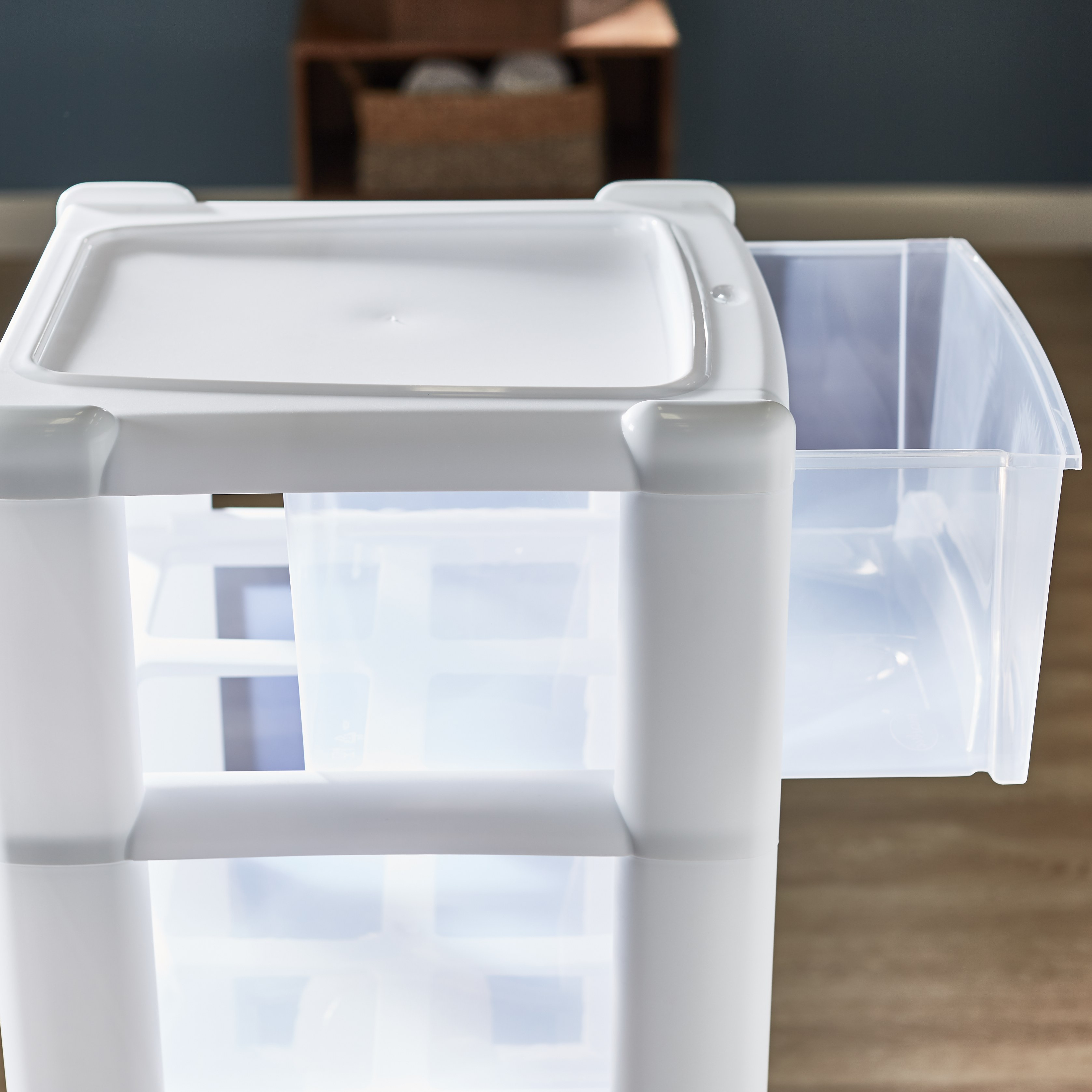 Lucca 4-Drawer Tower - 39x39x80 cms-household-storage-storagesolutions-drawercabinets-image-4