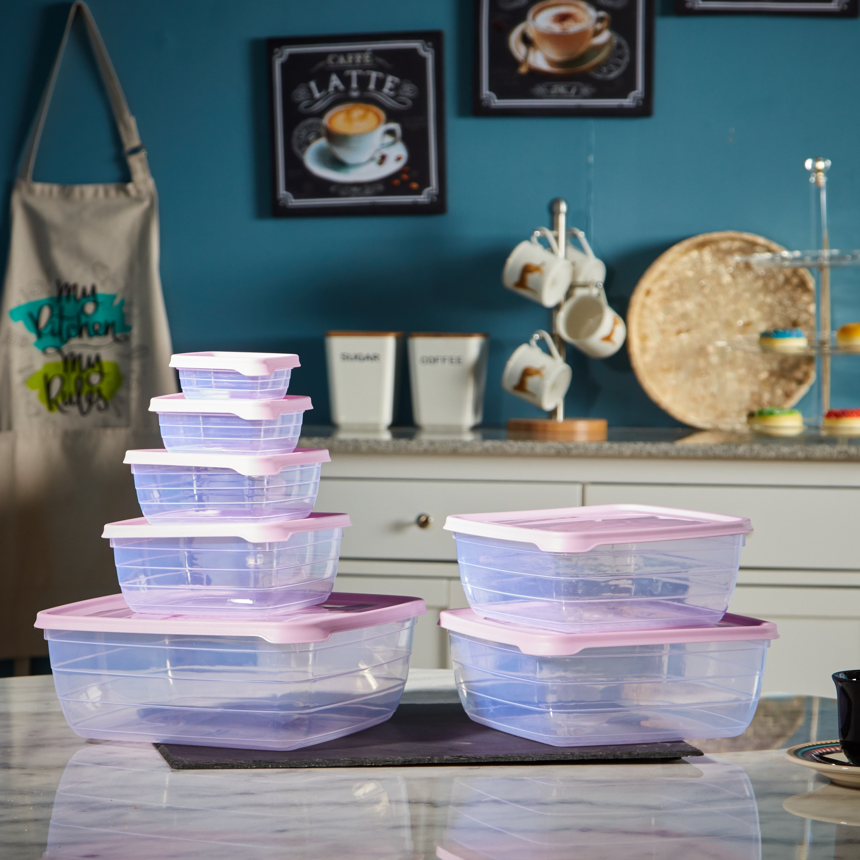 طقم حاويات طعام 7 قطع - هيوستن-household-kitchen-foodstorage-pantryandstorage-image-3