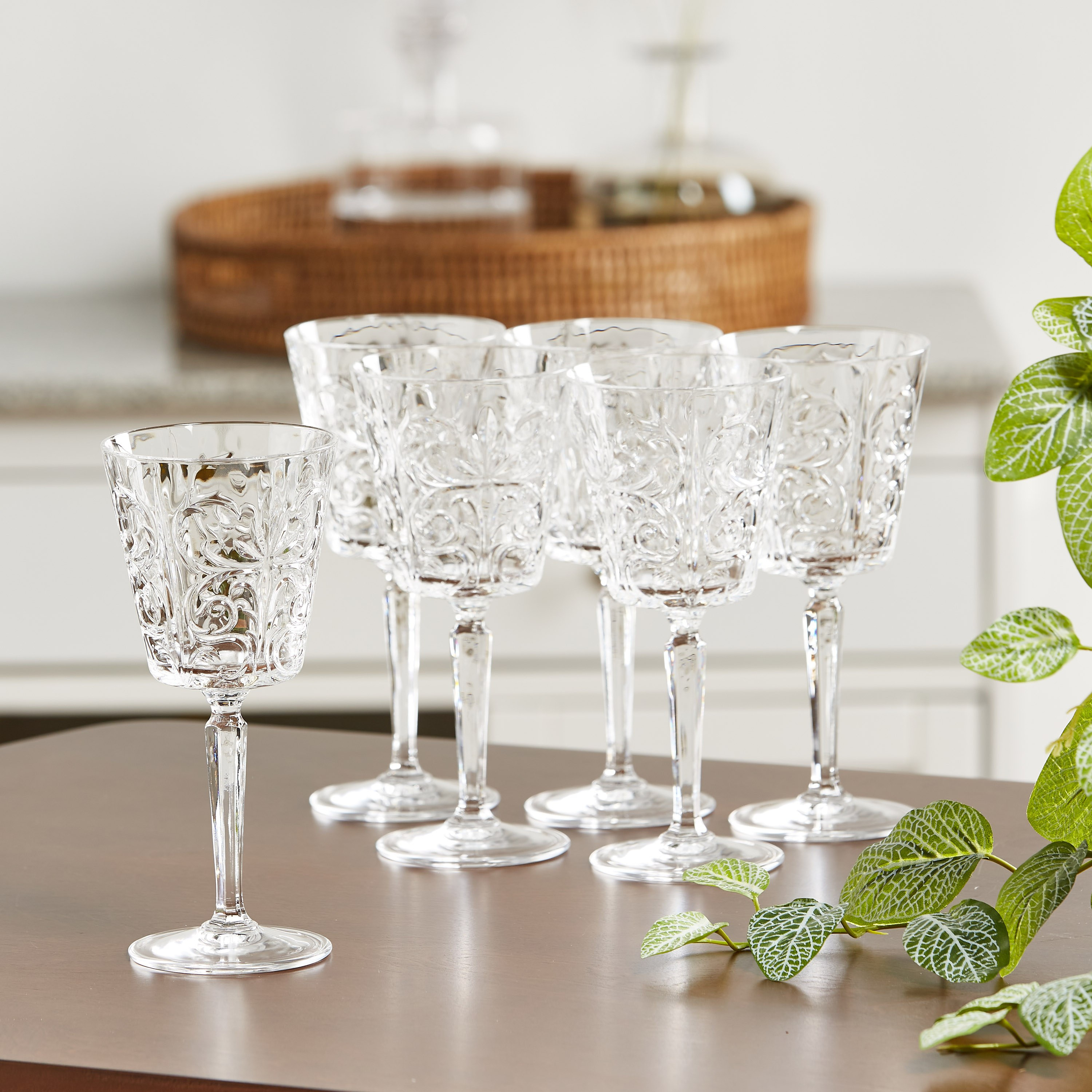 Tattoo 6-Piece Goblet Crystal Glass Set - 290 ml-household-dining-glassware-stemware-image-2