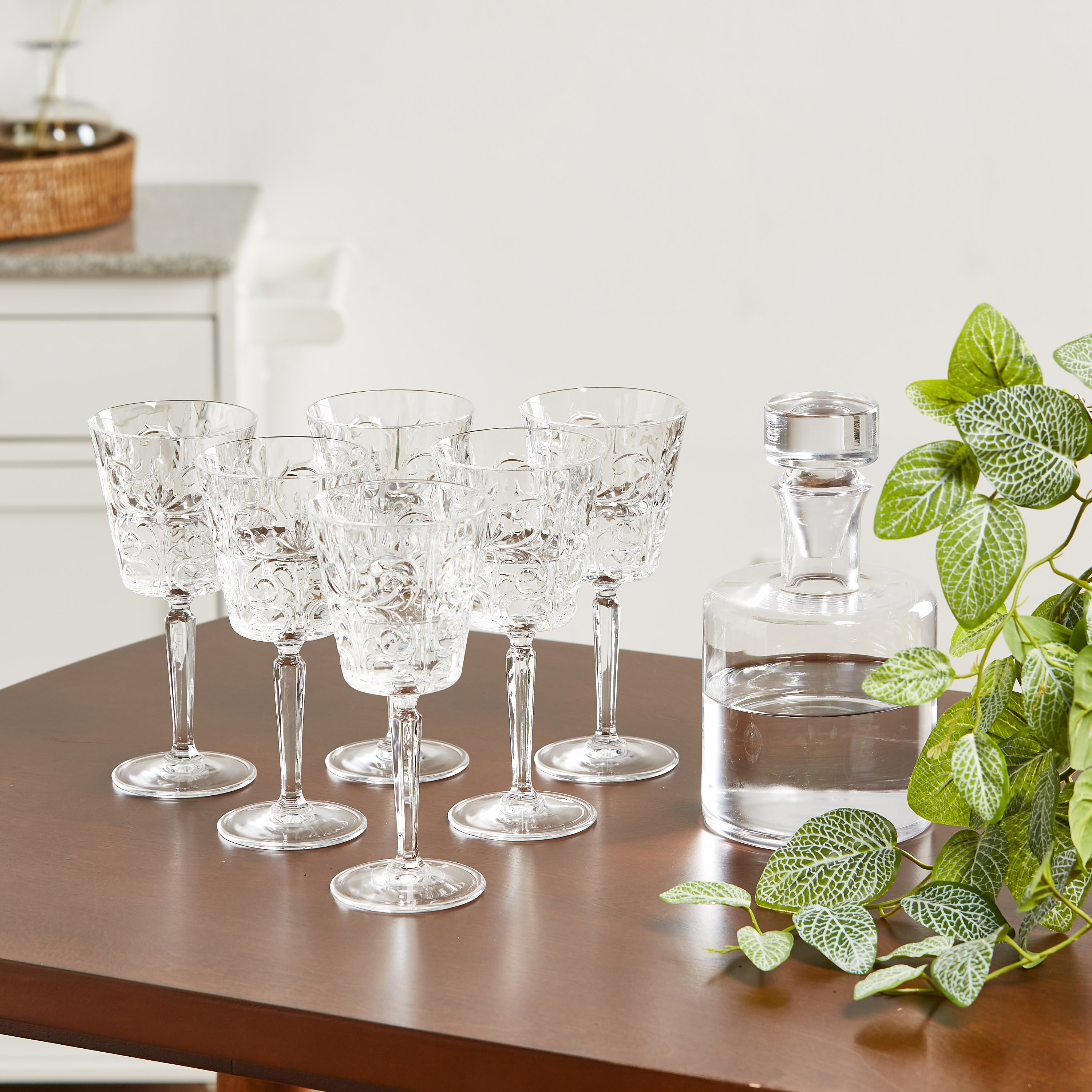 Tattoo 6-Piece Goblet Crystal Glass Set - 290 ml-household-dining-glassware-stemware-image-4