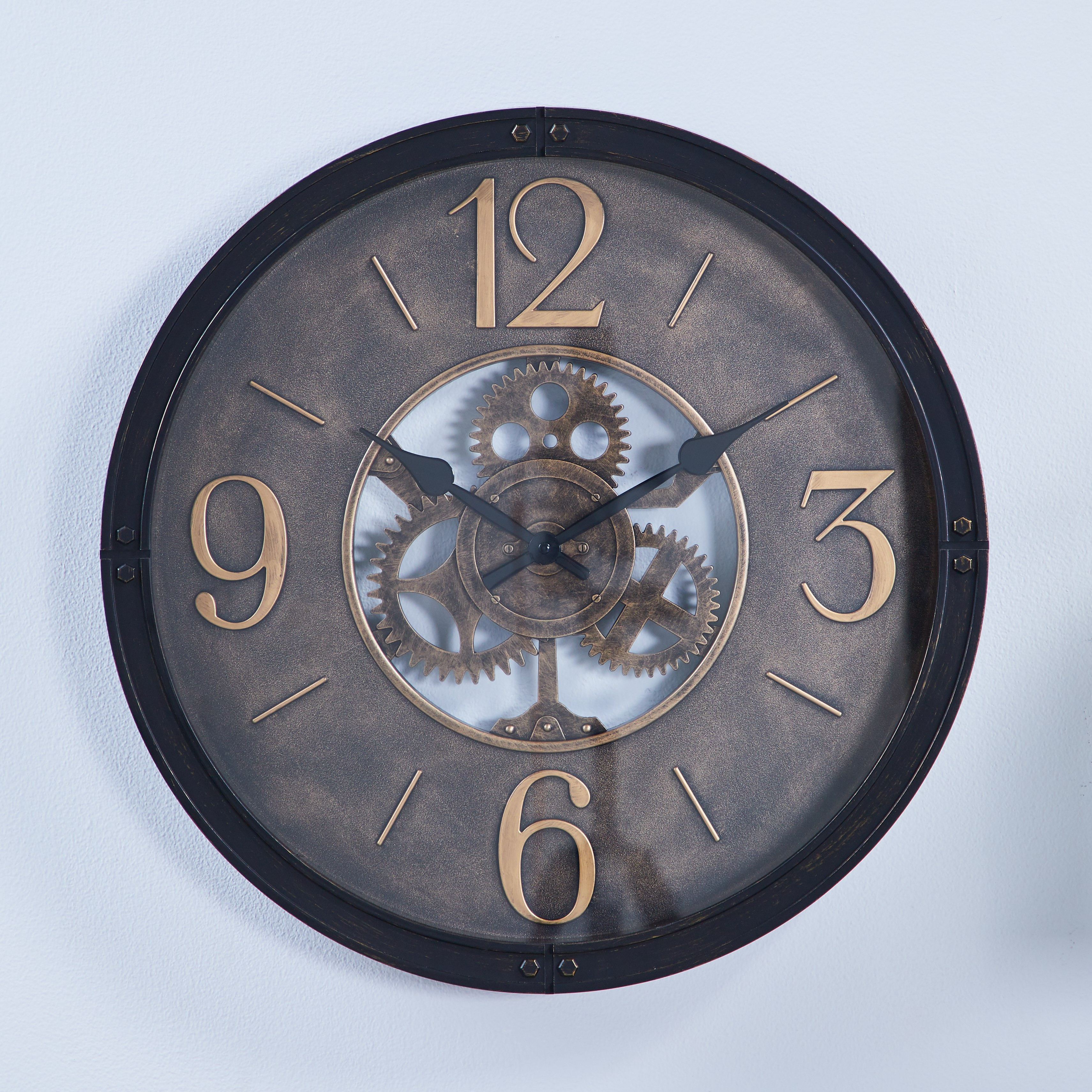 Baildon Round Wall Clock-household-walldecorandmirrors-clocks-image-1