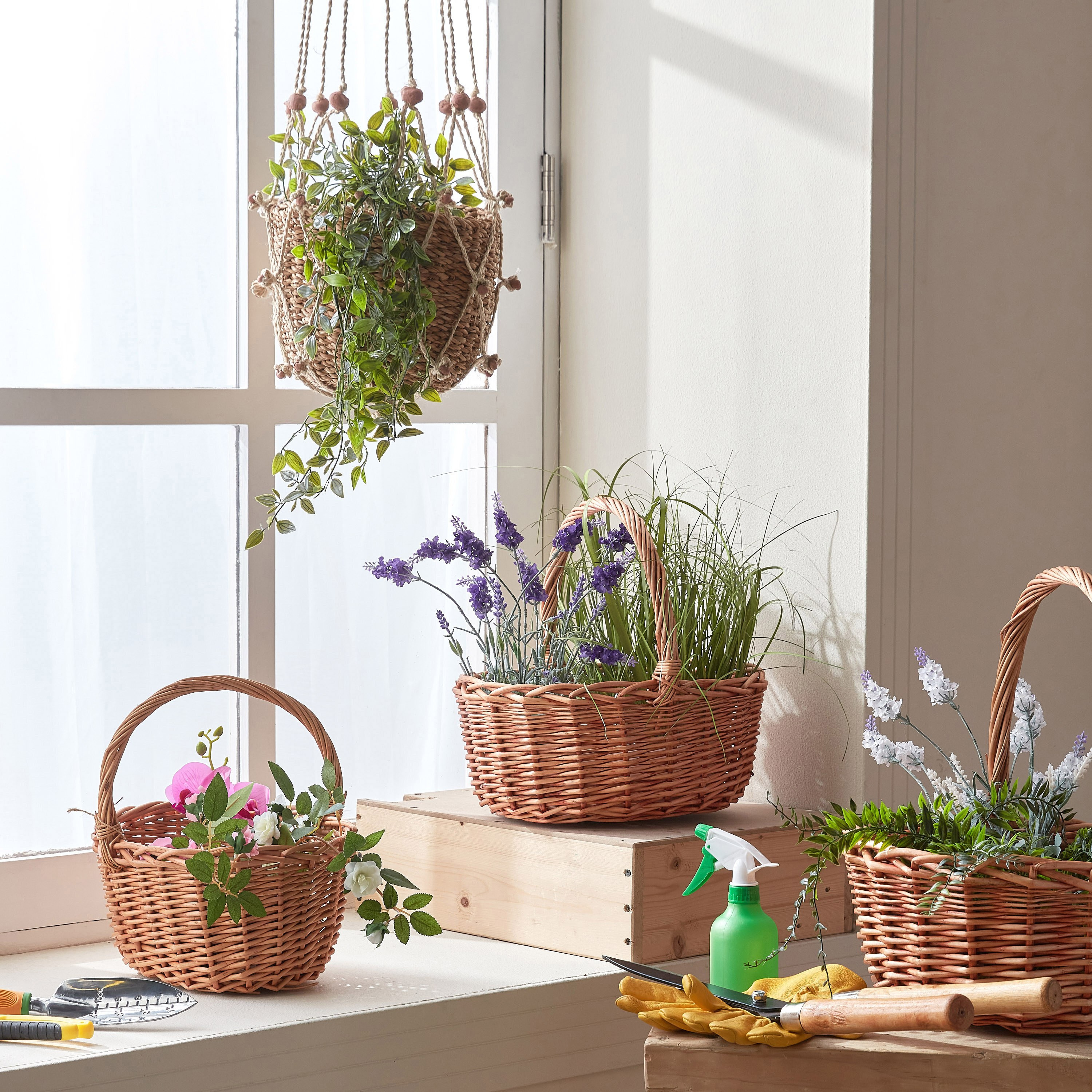 Russe Macrame Hanging Pot - 130 cms-household-gardenandoutdoor-potsandplanters-hangingplanters-image-4
