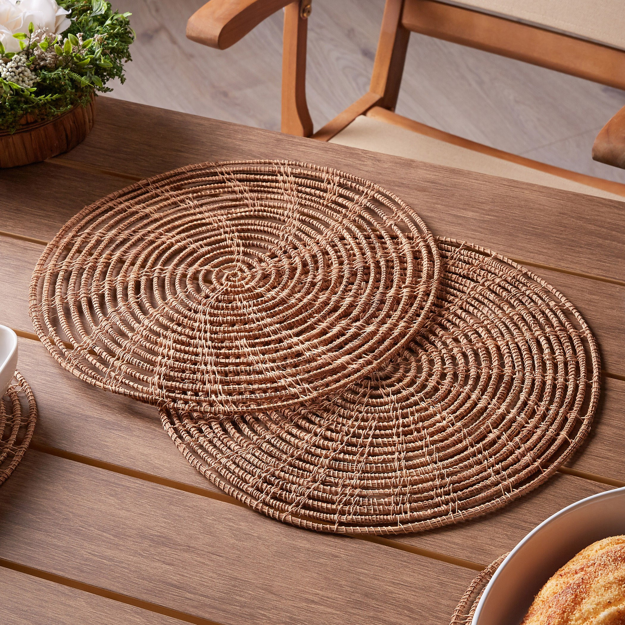 Greenfield Round Placemat - Set of 2-household-dining-tablelinen-placemats-image-1