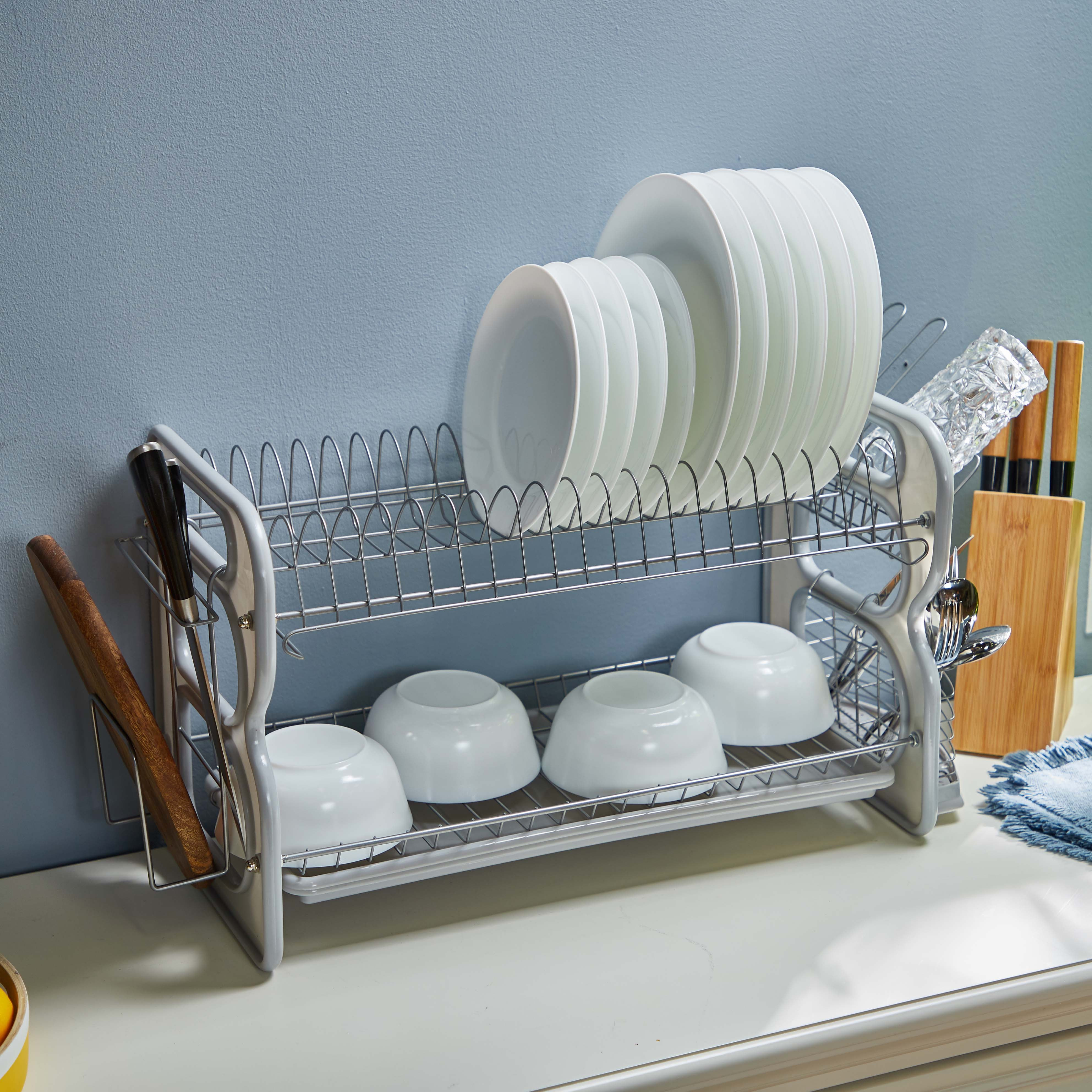 Shop Venus 2 Tier Dish Rack Online Home Centre Saudi