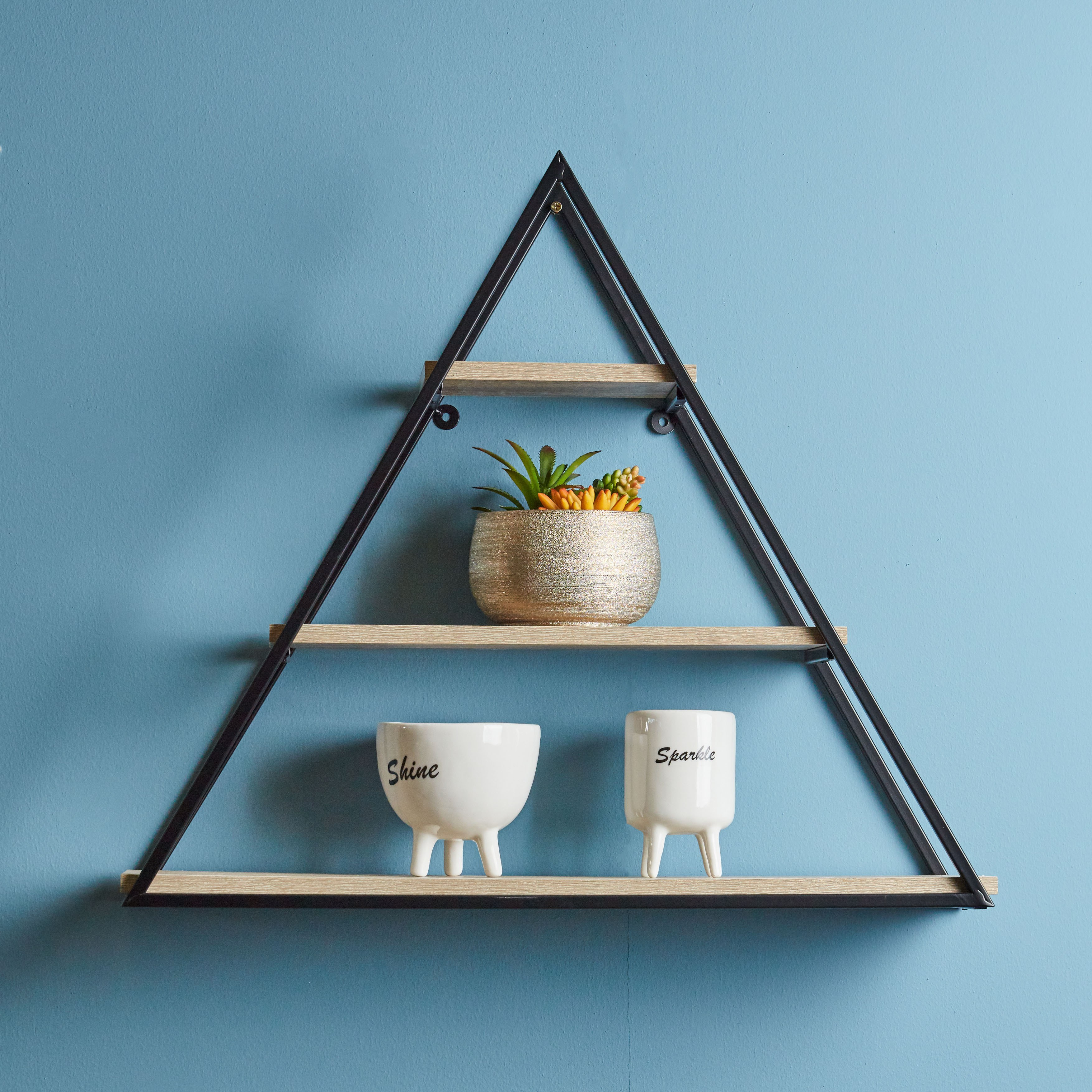Triangle Wall Shelf-furniture-storage-livingroomstorage-wallshelves-image-1