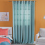 Herringbone Eyelet Curtain Pair - 140x240 cm-household-windows-curtains-image-1