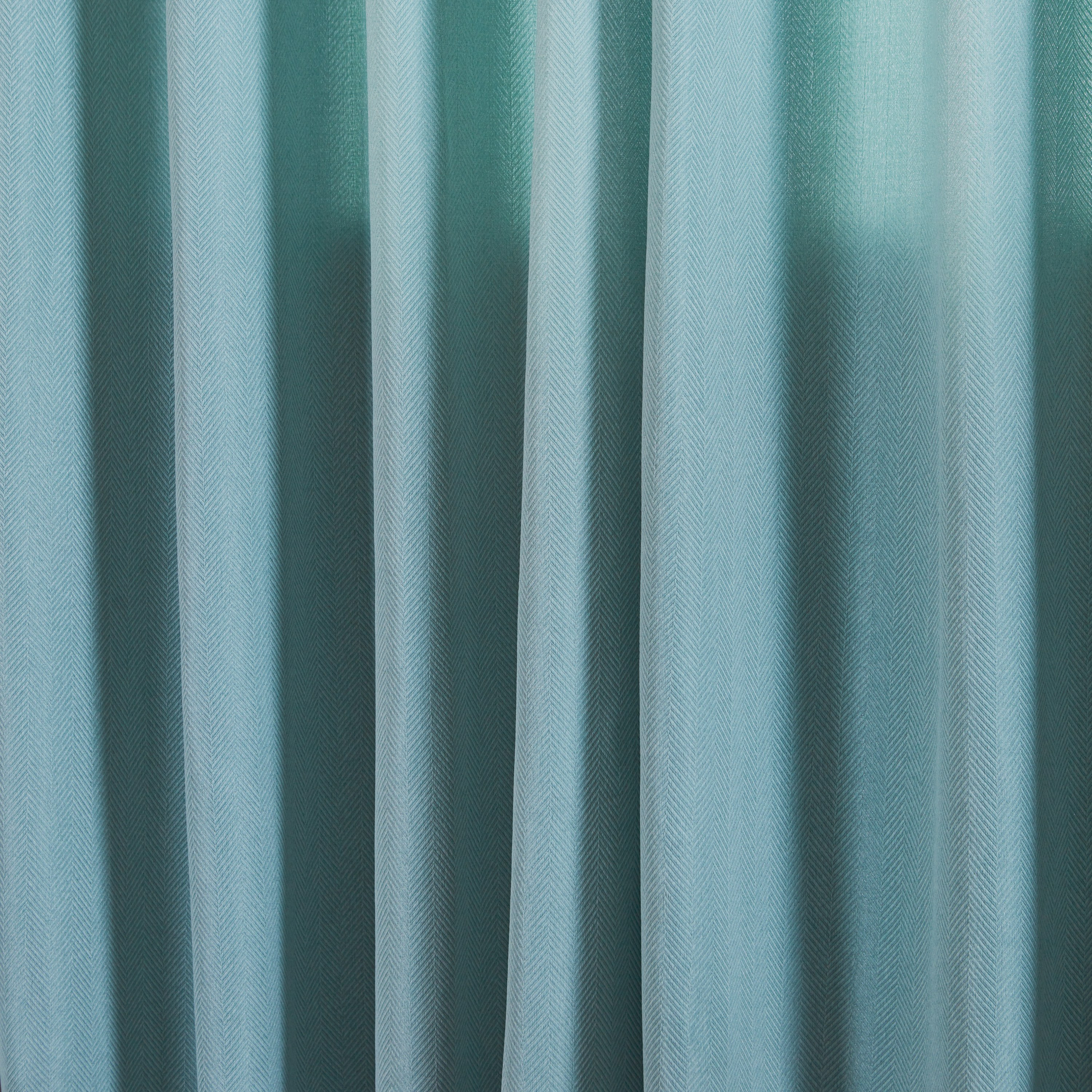 زوج ستائر بحلقات تثبيت - هرينجبون - 140x240 سم-household-windows-curtains-image-3