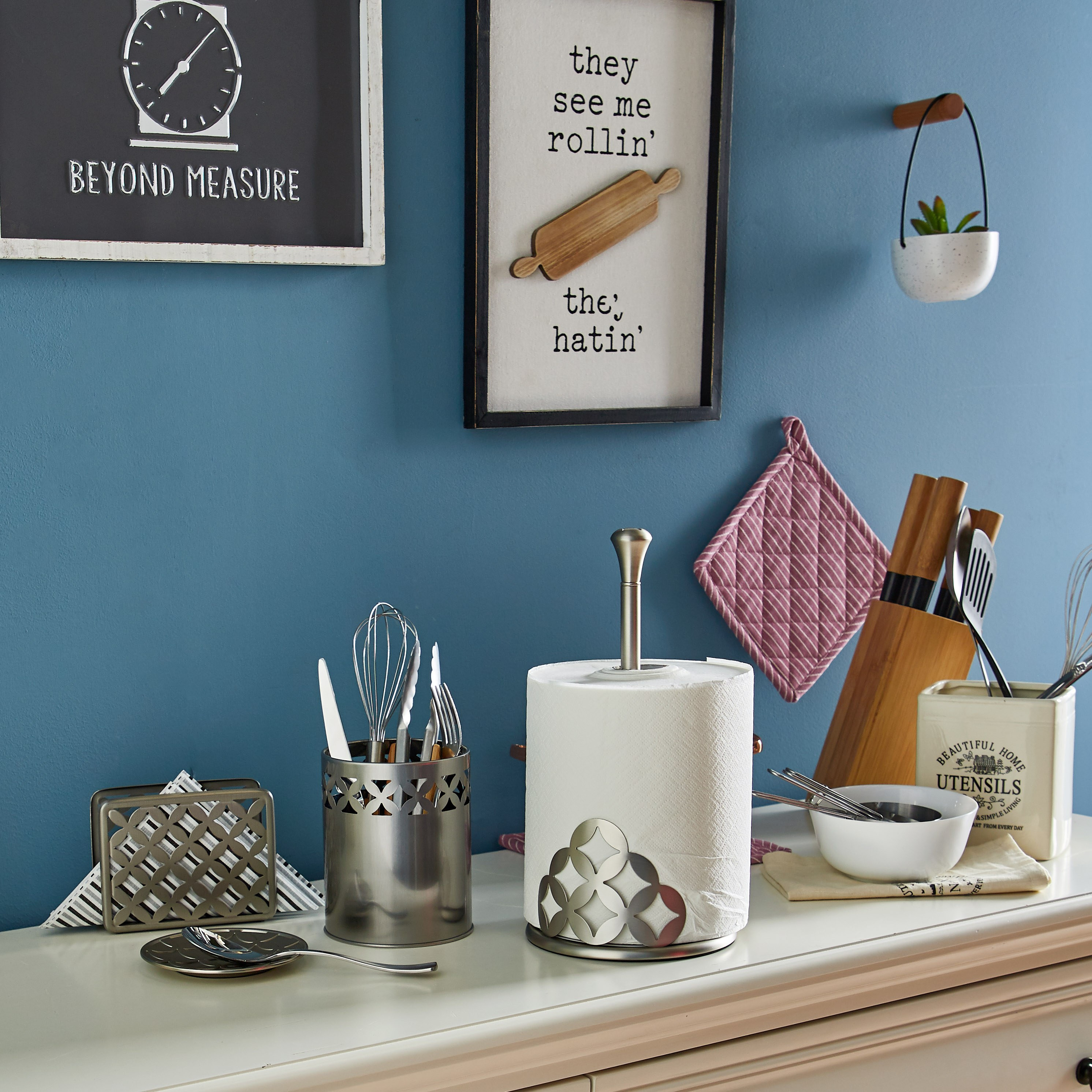 Weave Spoon Rest with Embossed Detail-household-kitchen-kitchenorganising-countertoporganising-image-4
