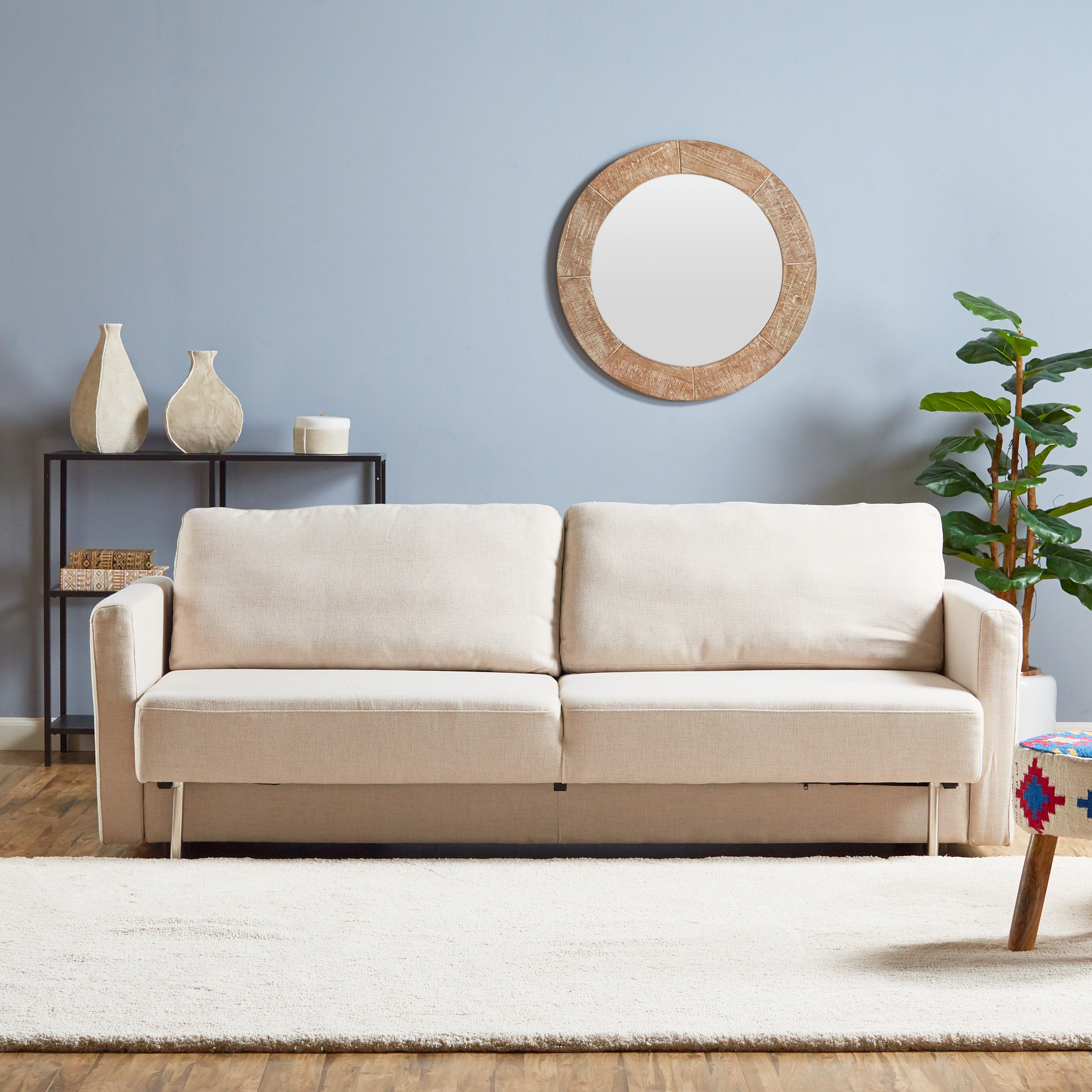 Zell 3-Seater Fabric Sofa Bed with Storage-furniture-sofaandseating-sofabedsanddaybeds-image-2