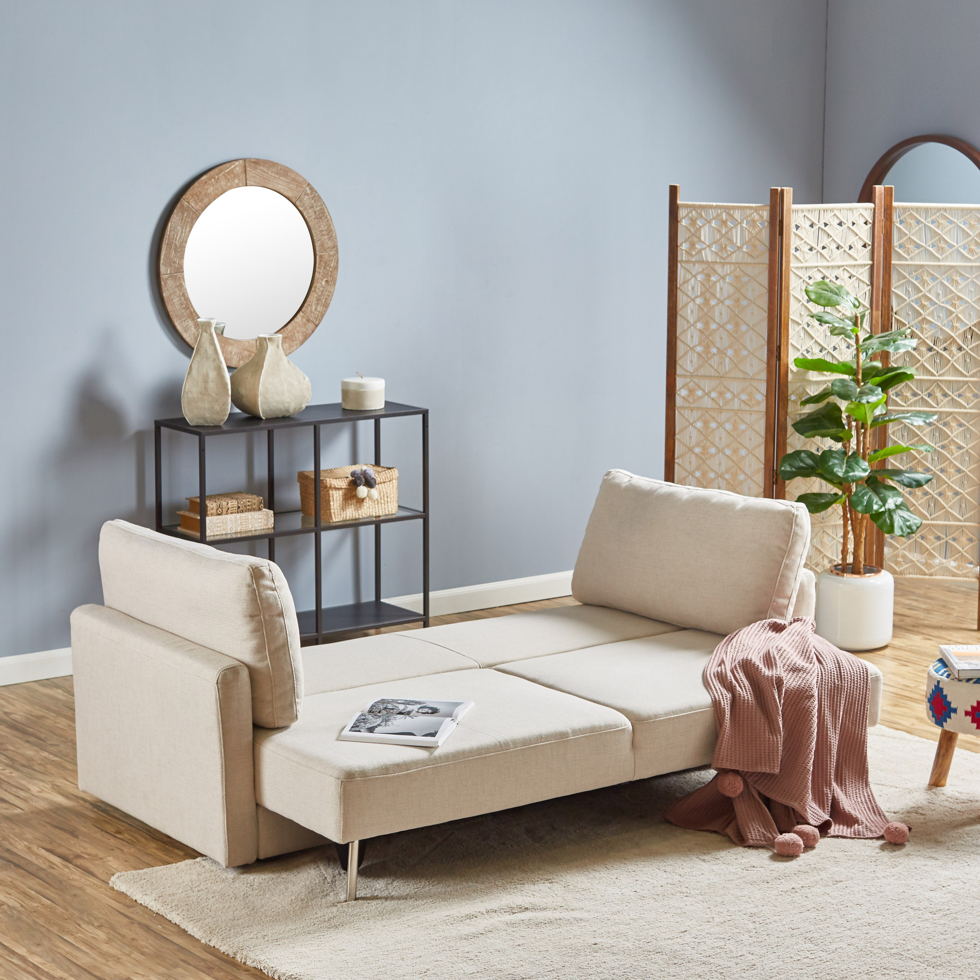 Zell 3-Seater Fabric Sofa Bed with Storage-furniture-sofaandseating-sofabedsanddaybeds-image-3