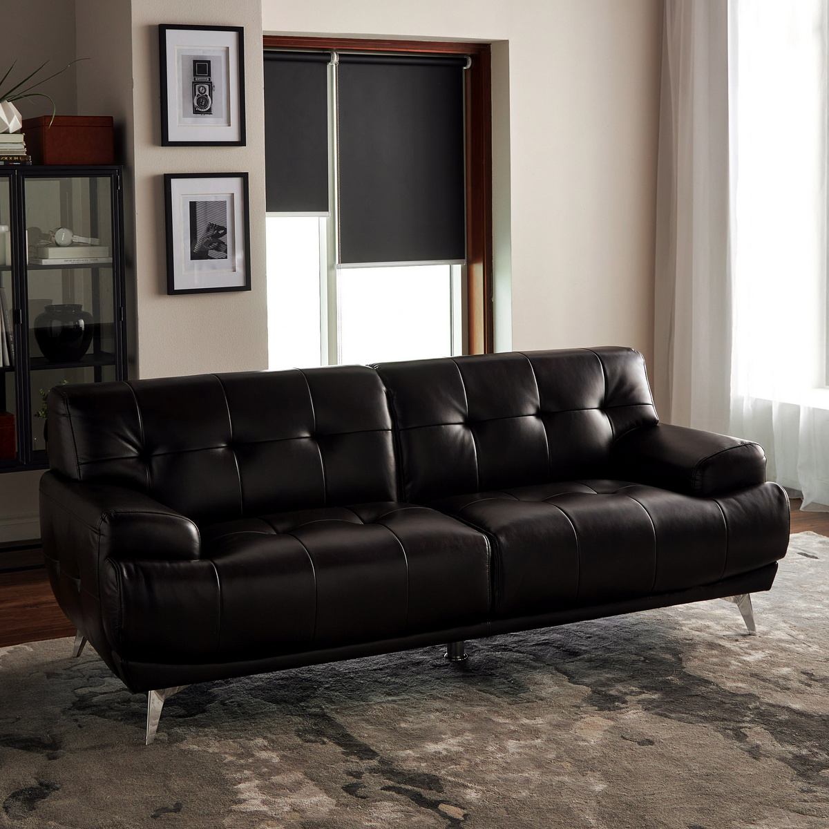 كنب جلد صناعي من سبنسر 17 | كنب جلد صناعي من سبنسر