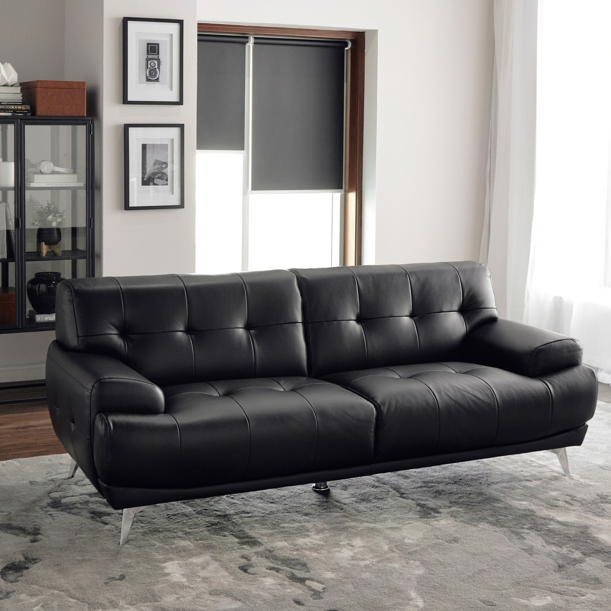 كنب جلد صناعي من سبنسر 12 | كنب جلد صناعي من سبنسر