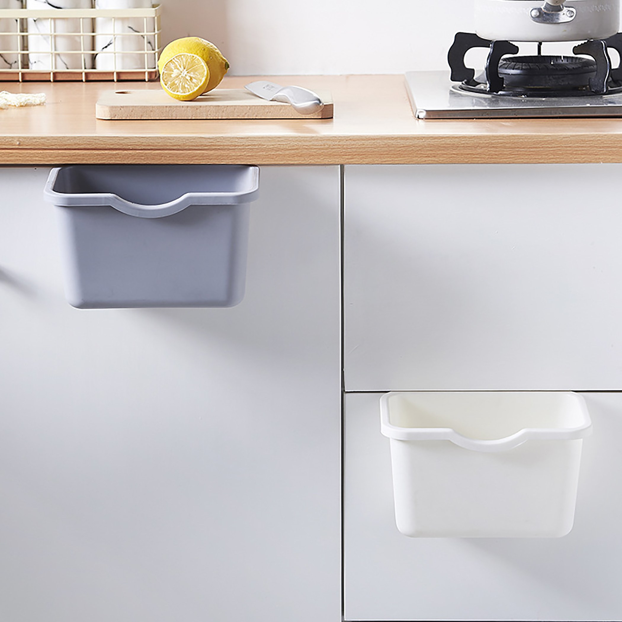 Morus Kitchen Hanging Bin - 21x13.5x12.5 cms-household-kitchen-kitchenorganising-countertoporganising-image-1