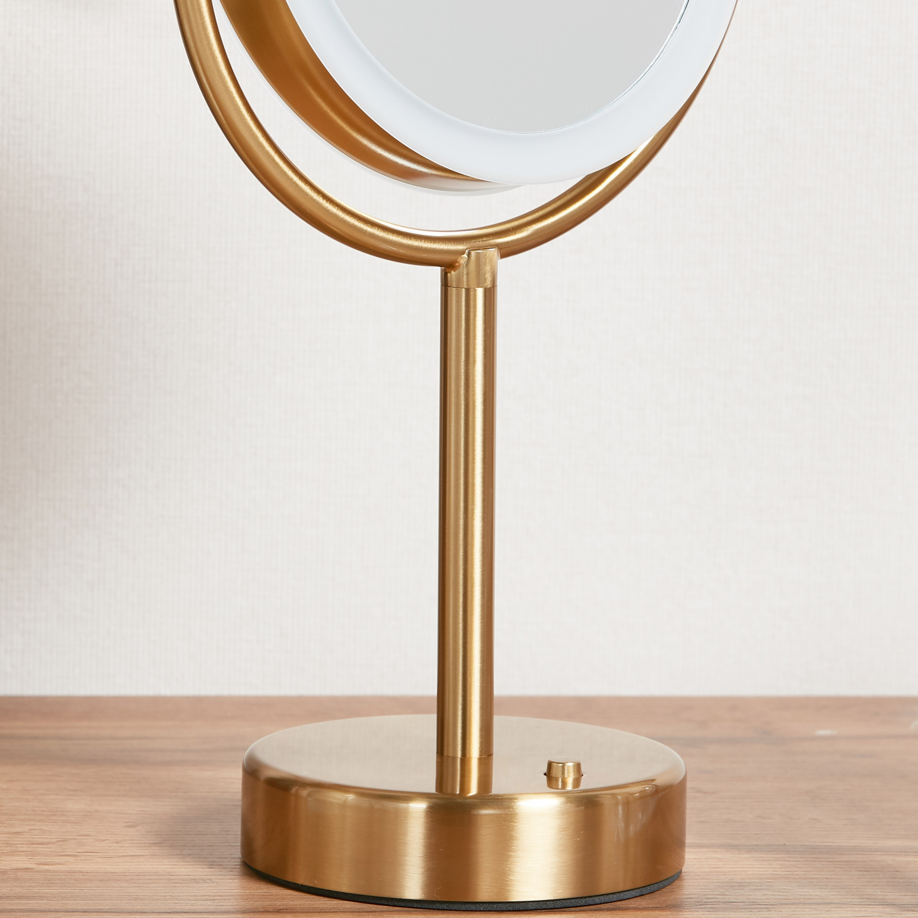 LED Double Sided Table Mirror - 18 cm-household-bathandlaundry-bathmirrors-bathroommirrorsandcabinets-image-4