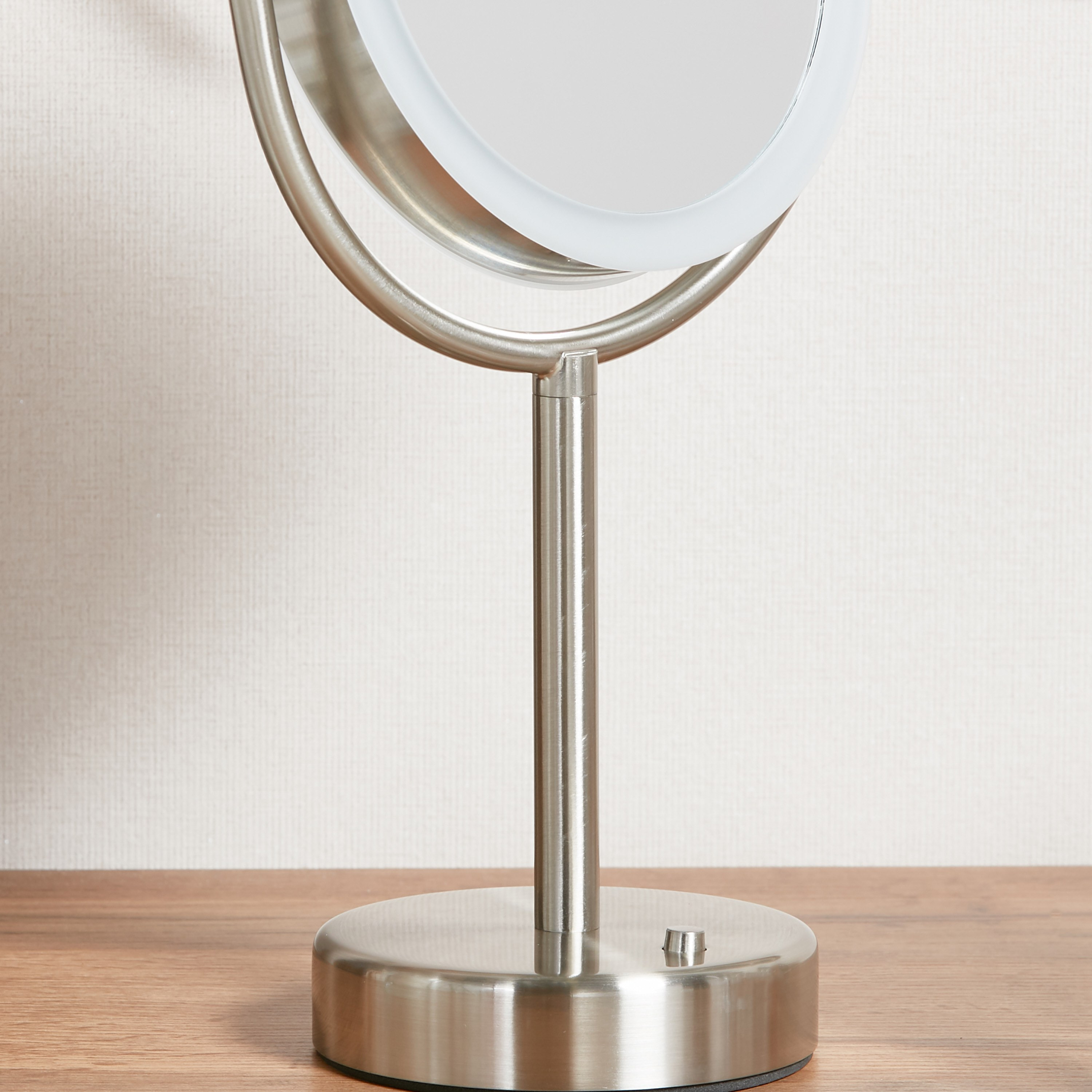 LED Double Sided Table Mirror - 18 cm-household-bathandlaundry-bathmirrors-bathroommirrorsandcabinets-image-4
