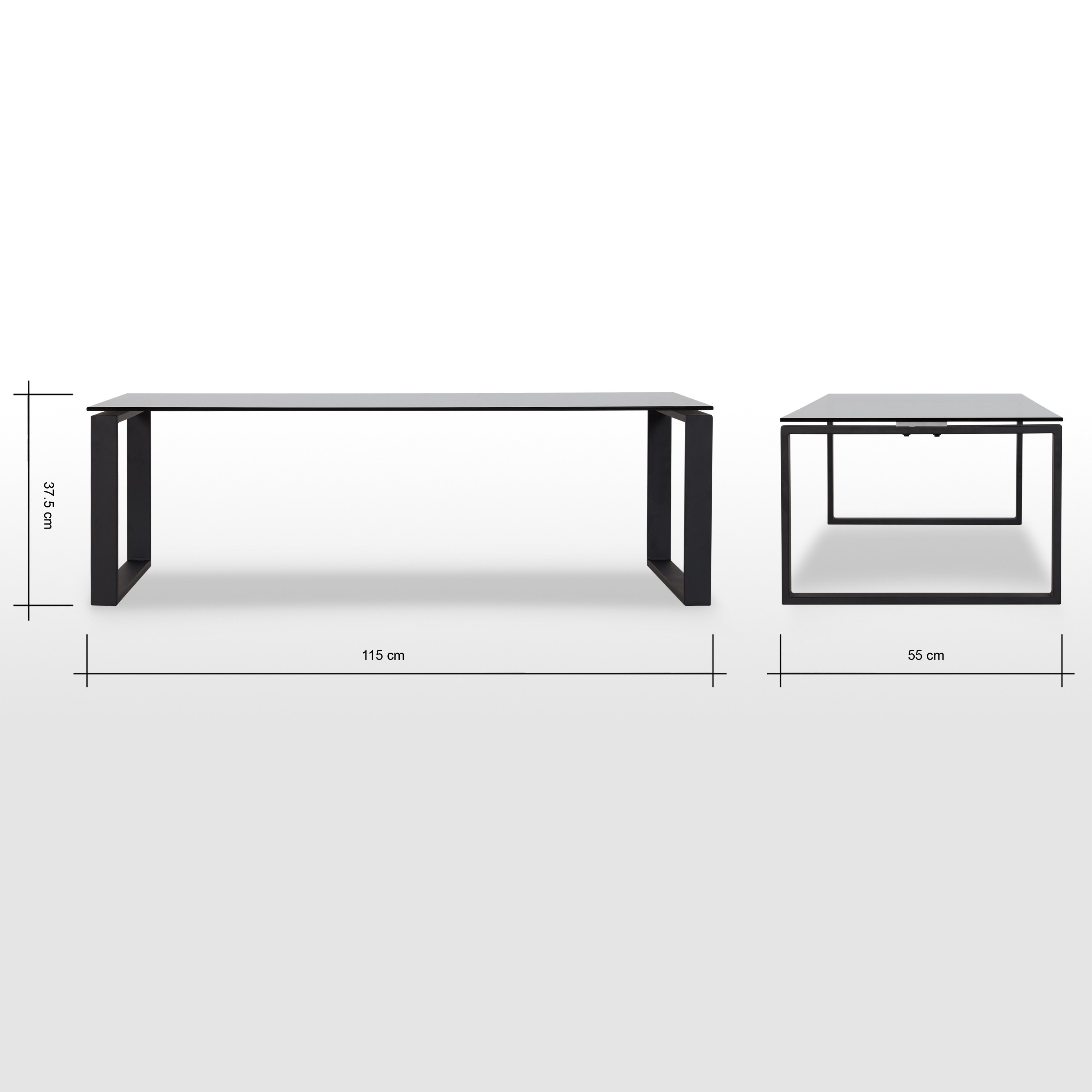 Shop Katrine 2Piece Glass Top Coffee Table Set Online Home centre UAE