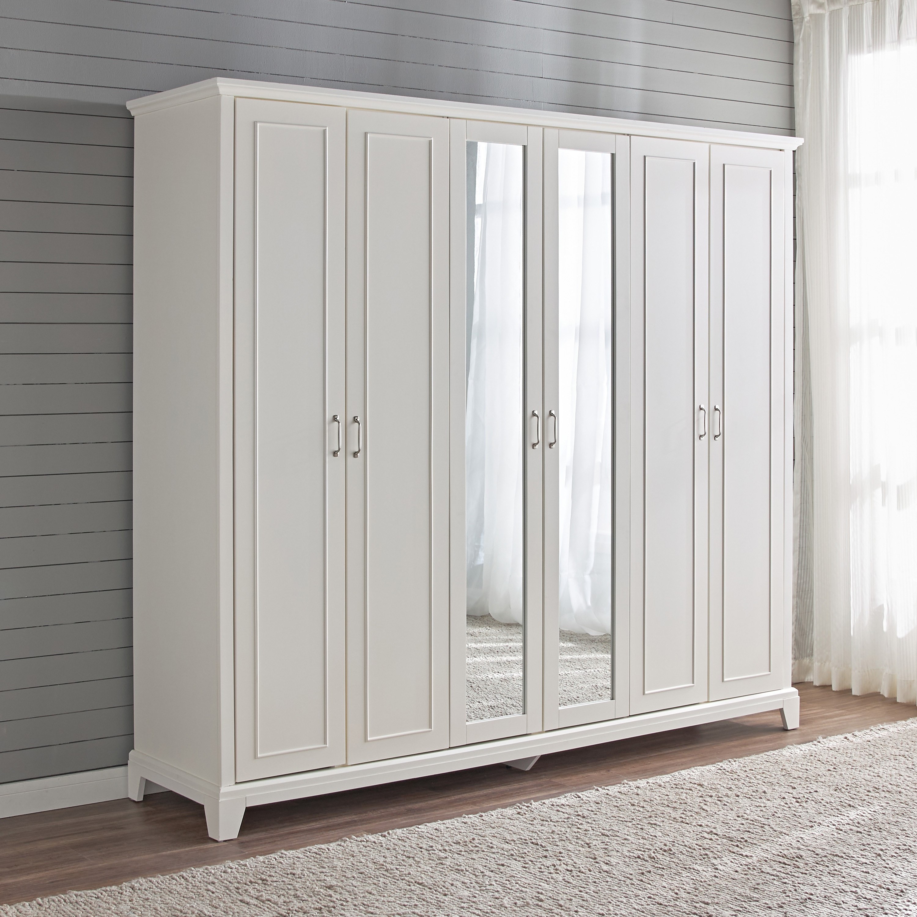 Estate 6-Door Wardrobe with Drawers