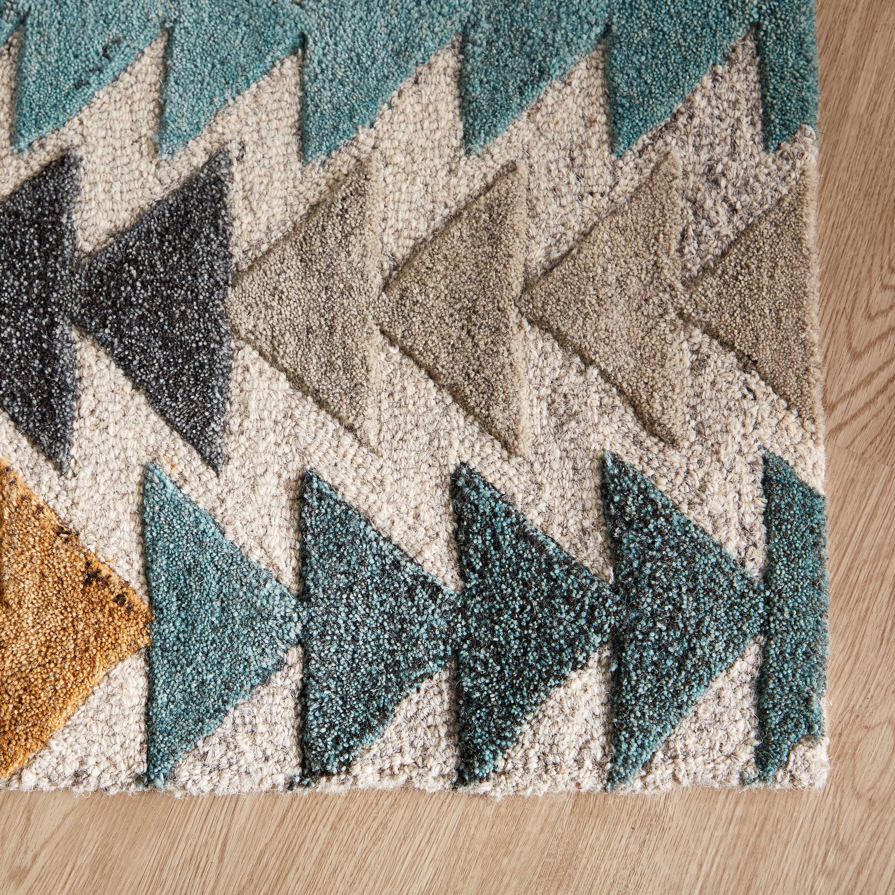 سجادة بارزة الملمس ثلاثية الأبعاد - أستيريسك - 160×230 سم-household-rugsandcarpets-rugs-image-3