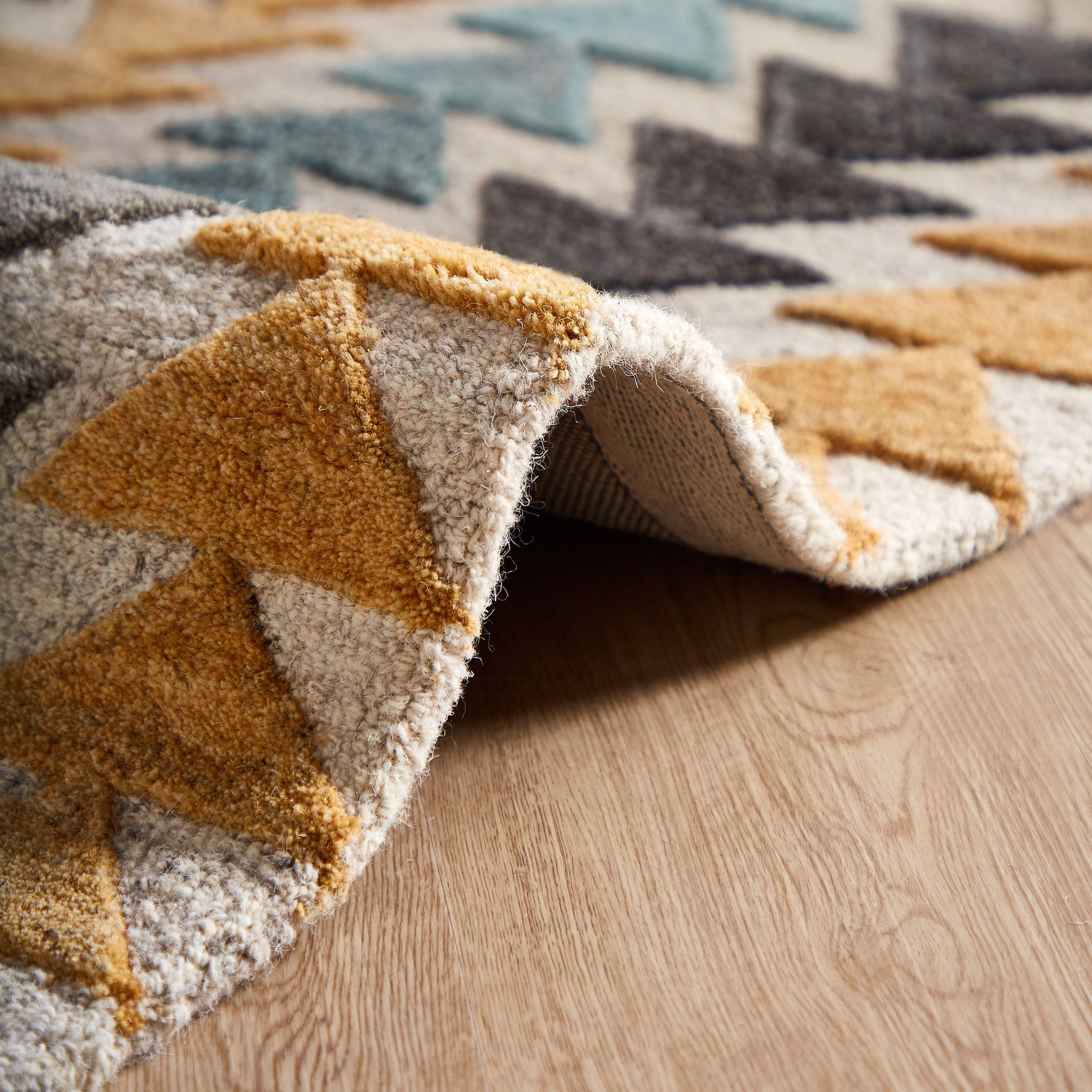 سجادة بارزة الملمس ثلاثية الأبعاد - أستيريسك - 160×230 سم-household-rugsandcarpets-rugs-image-4