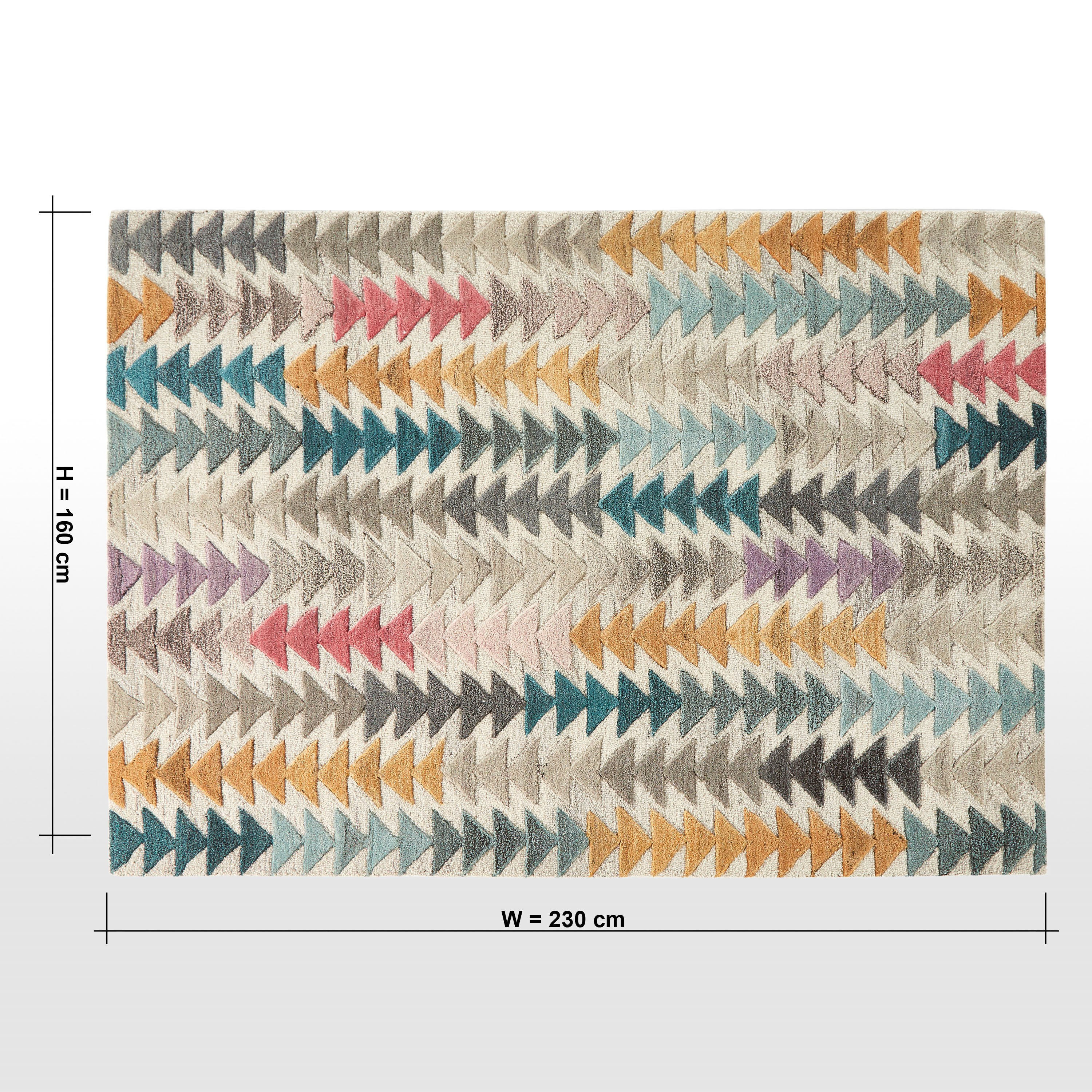 سجادة بارزة الملمس ثلاثية الأبعاد - أستيريسك - 160×230 سم-household-rugsandcarpets-rugs-image-7