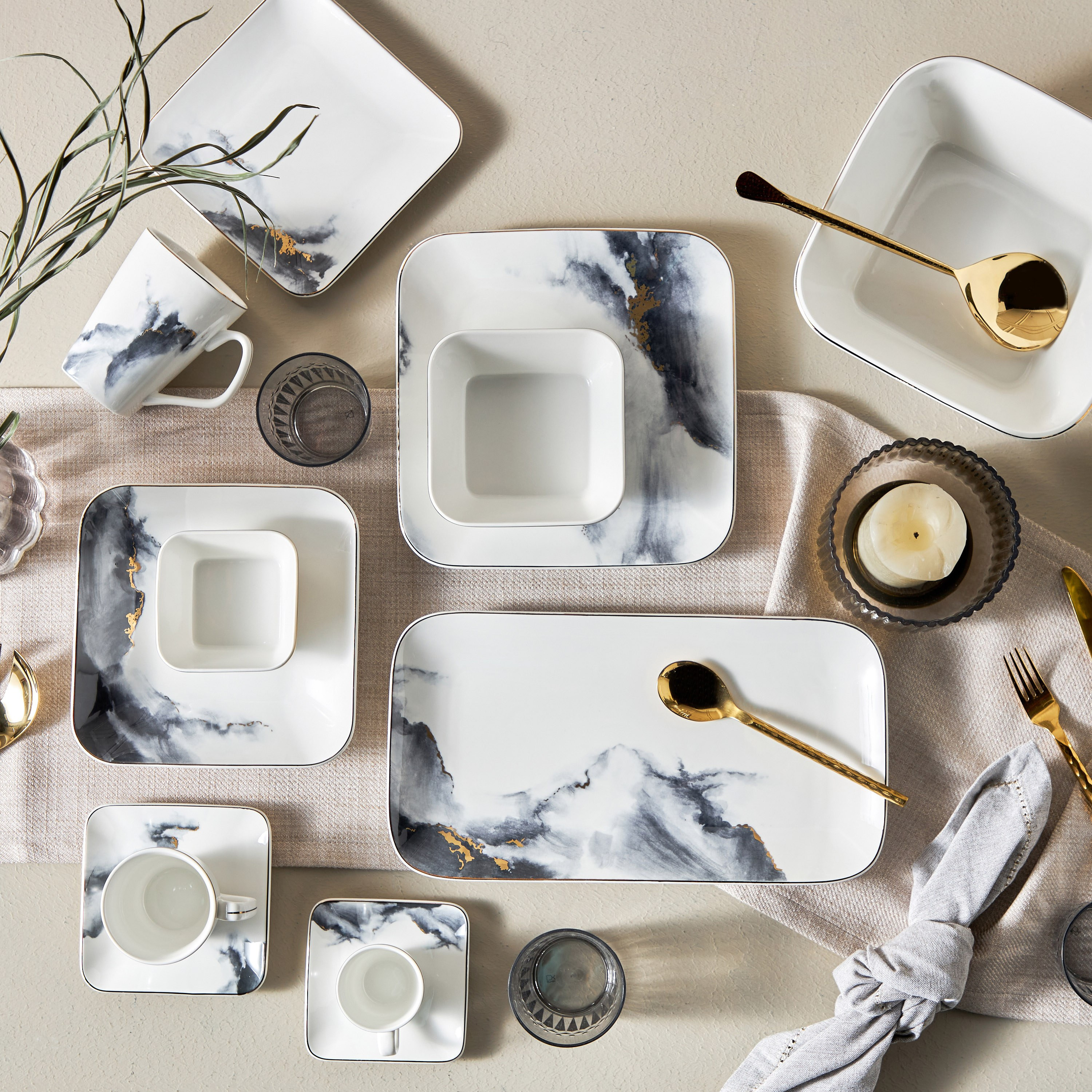 Landscape Rectangular Platter - 34x15 cm-household-dining-dinnerware-dinnerwarecollections-image-3