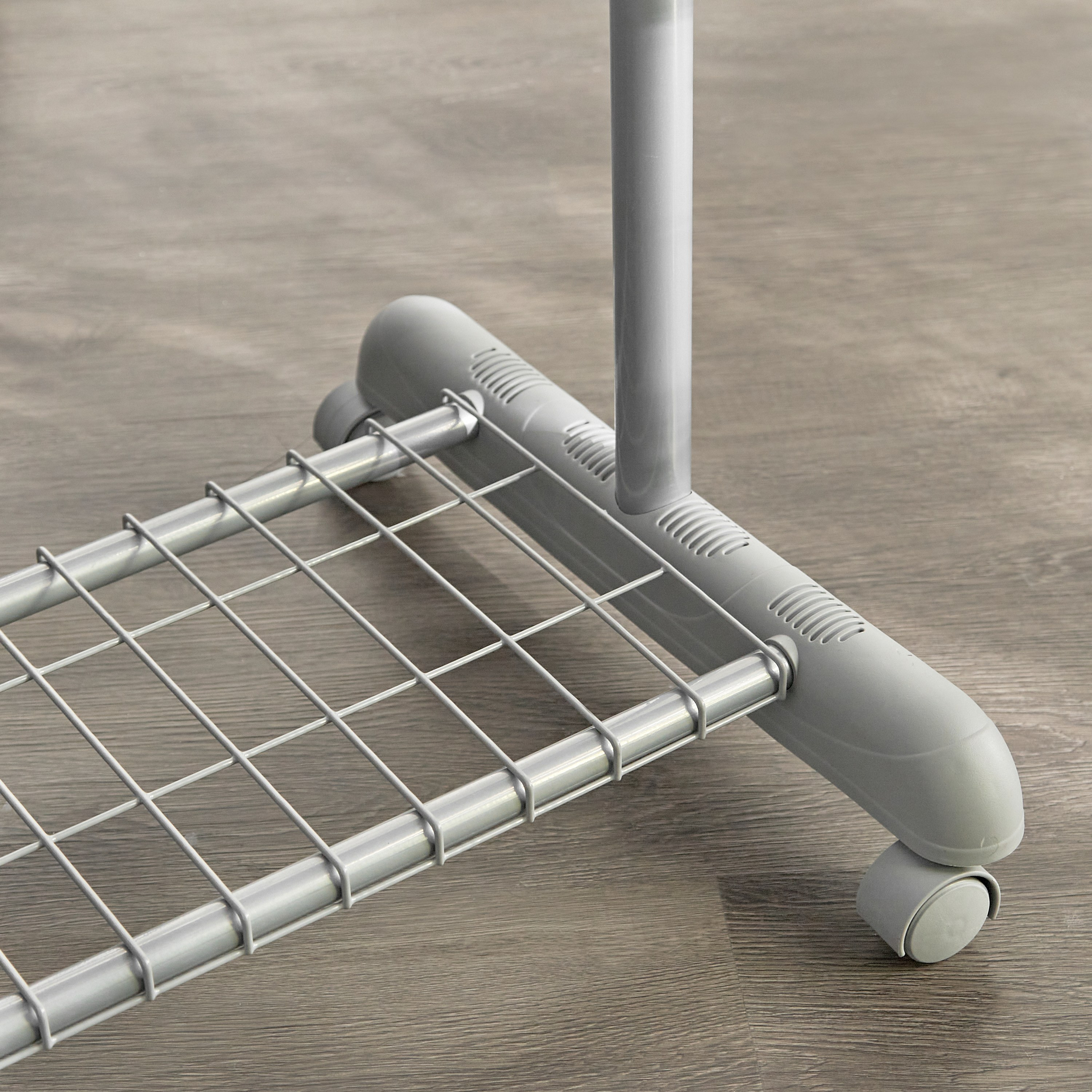 Morgan Extendable Single Clothes Rack - 59 to 180 cms-household-storage-storagesolutions-tallhangers-image-6