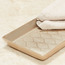 صينية مناشف ذهبية بنقوش أوراق شجر بارزة الملمس - 23x13x2 سم-household-bathandlaundry-bathaccessories-toweltraysandplatforms-image-2