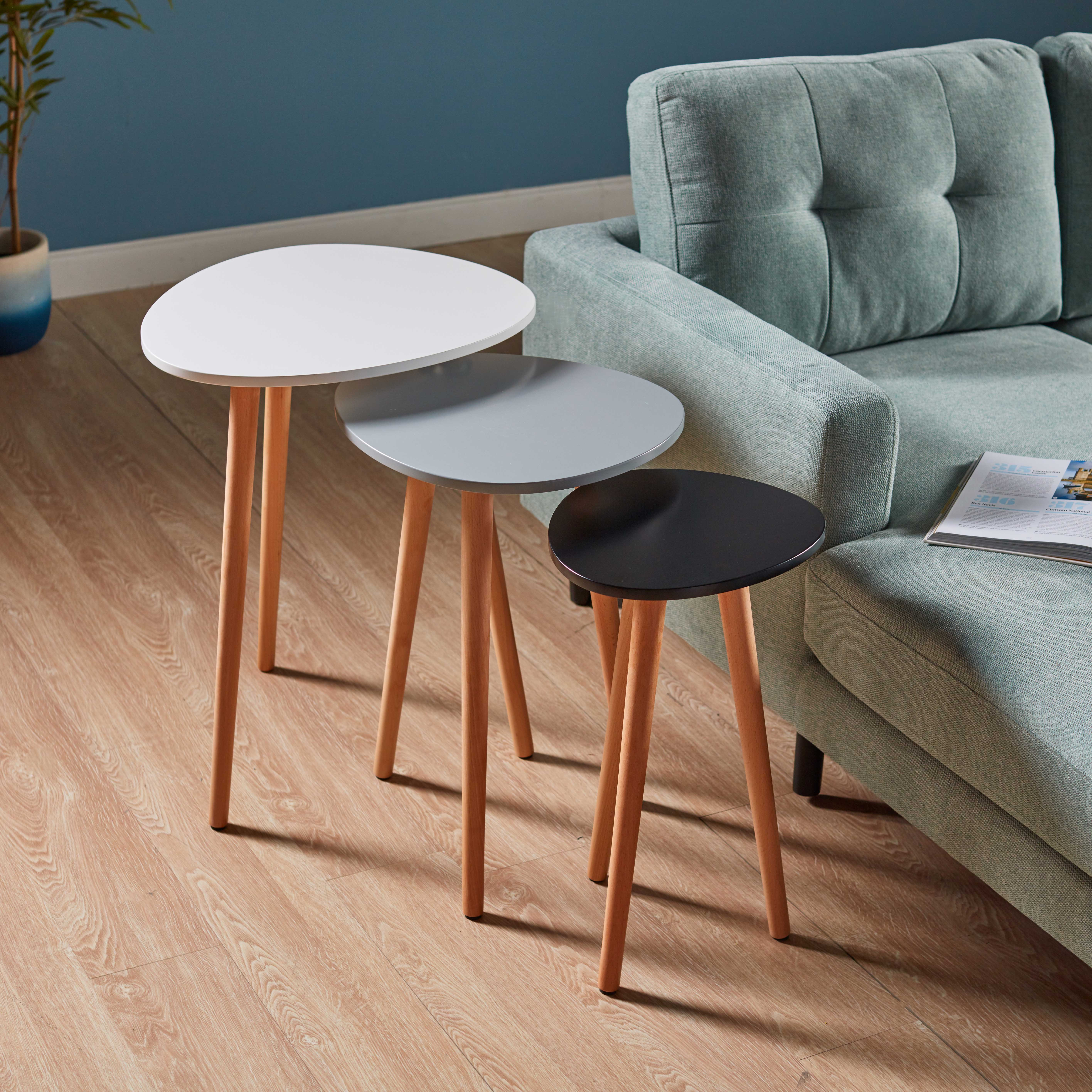 Shop Arbon Nesting Tables - Set of 3 | Home Centre Qatar