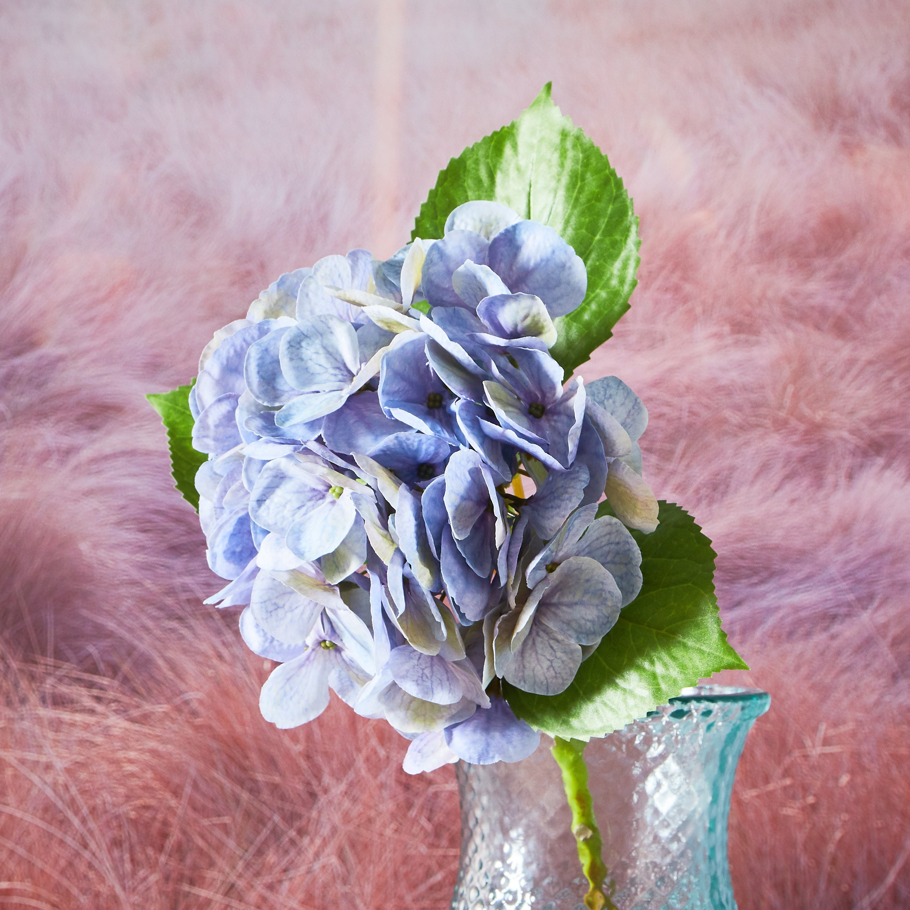 Hydreagea Lavender Single Stem Flower - 46 cms-household-gardenandoutdoor-artificialflowersandplants-stems-image-2