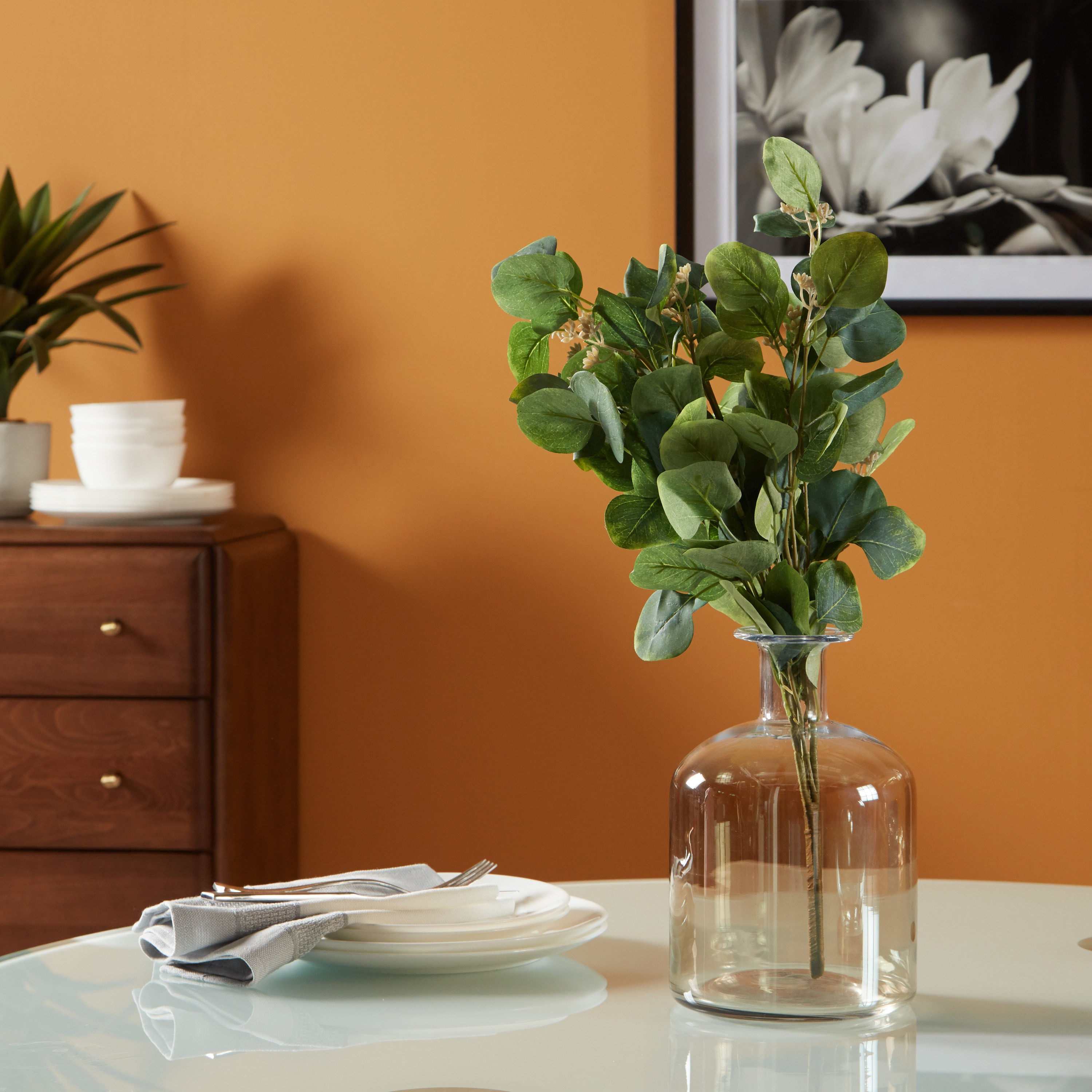 Eucalyptus Bush - 51 cms-household-gardenandoutdoor-artificialflowersandplants-fillers-image-3
