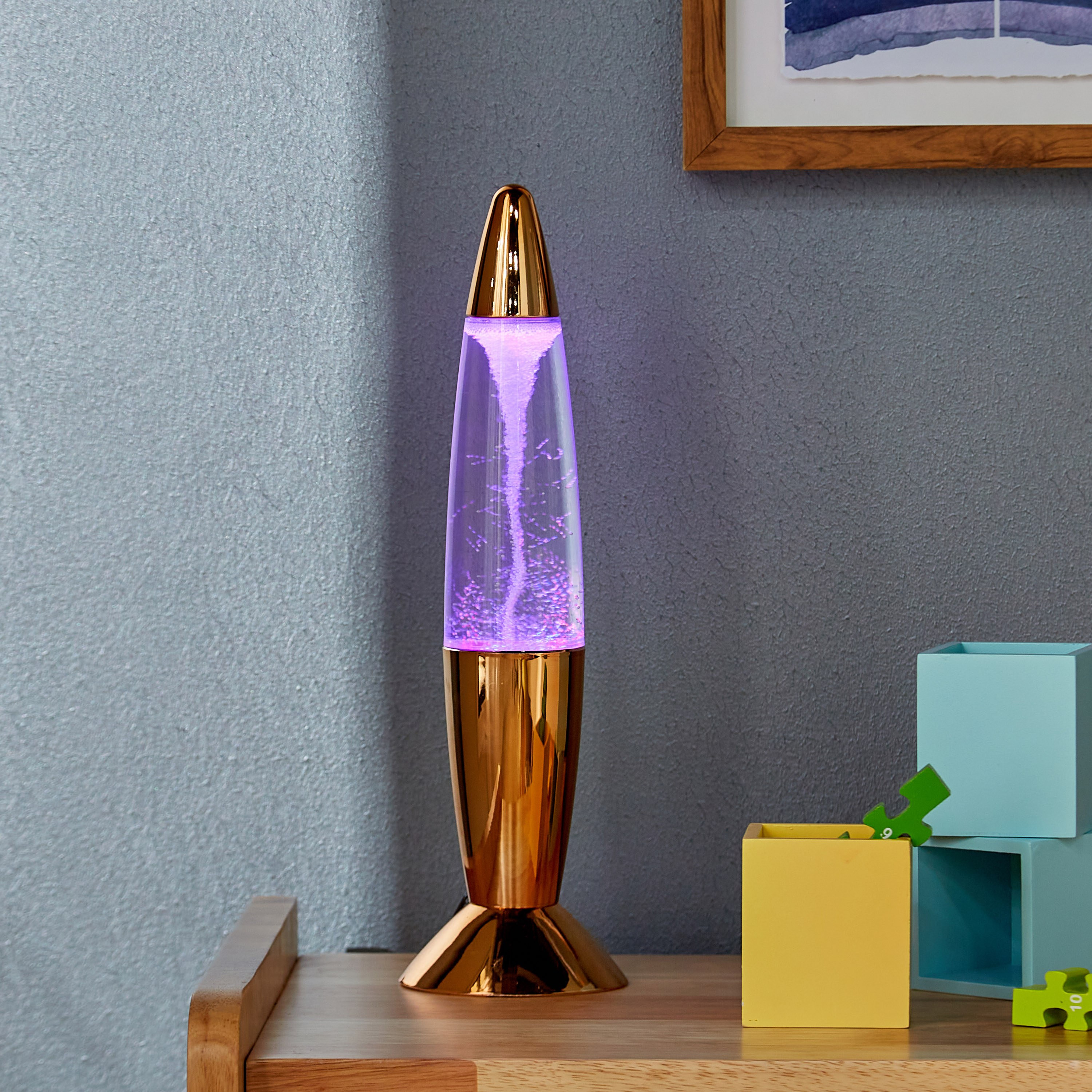 Gold lava online lamp