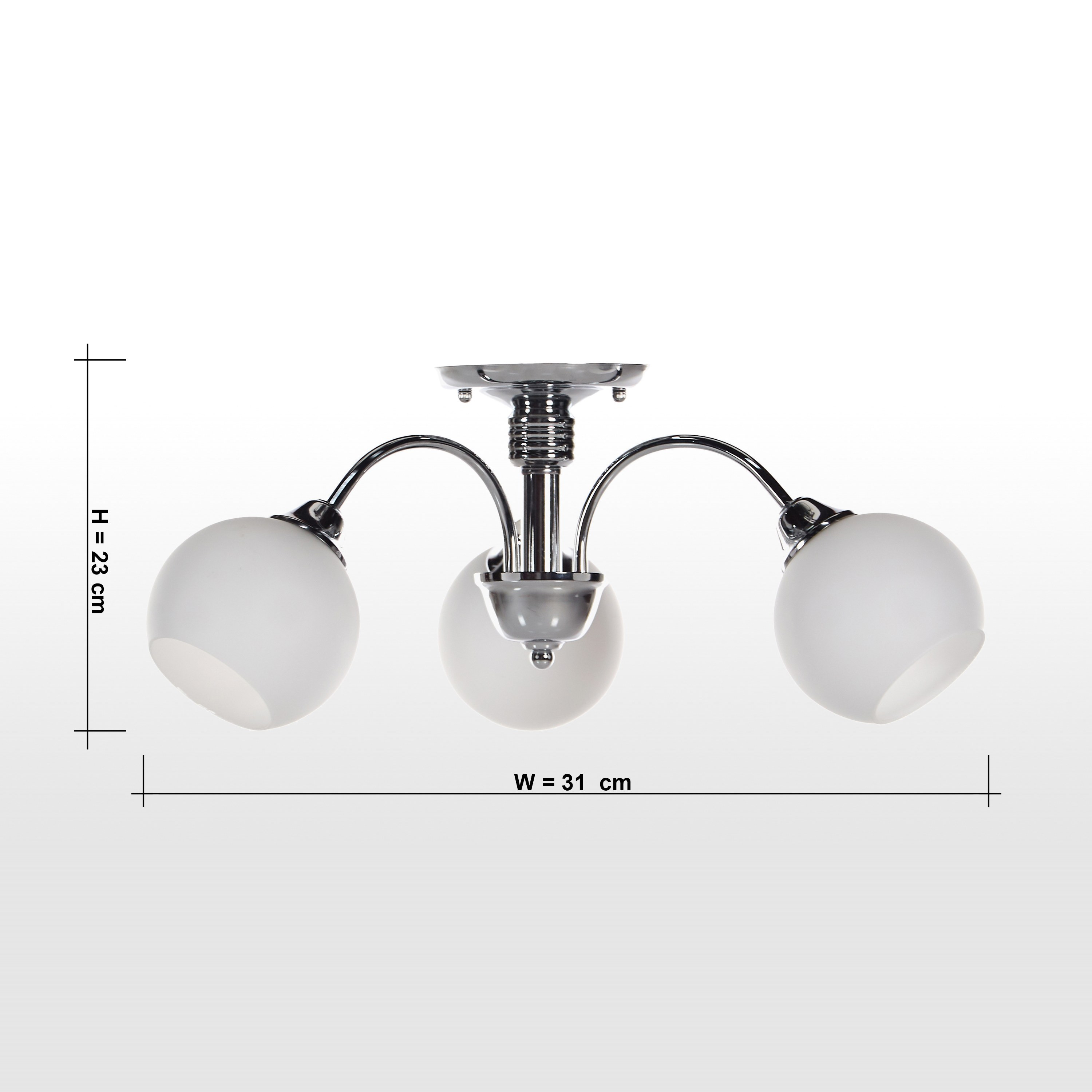 مصباح سقف زجاج 3 لمبات - نايوبي - 23 سم-household-lighting-ceilinglamps-chandeliers-image-5