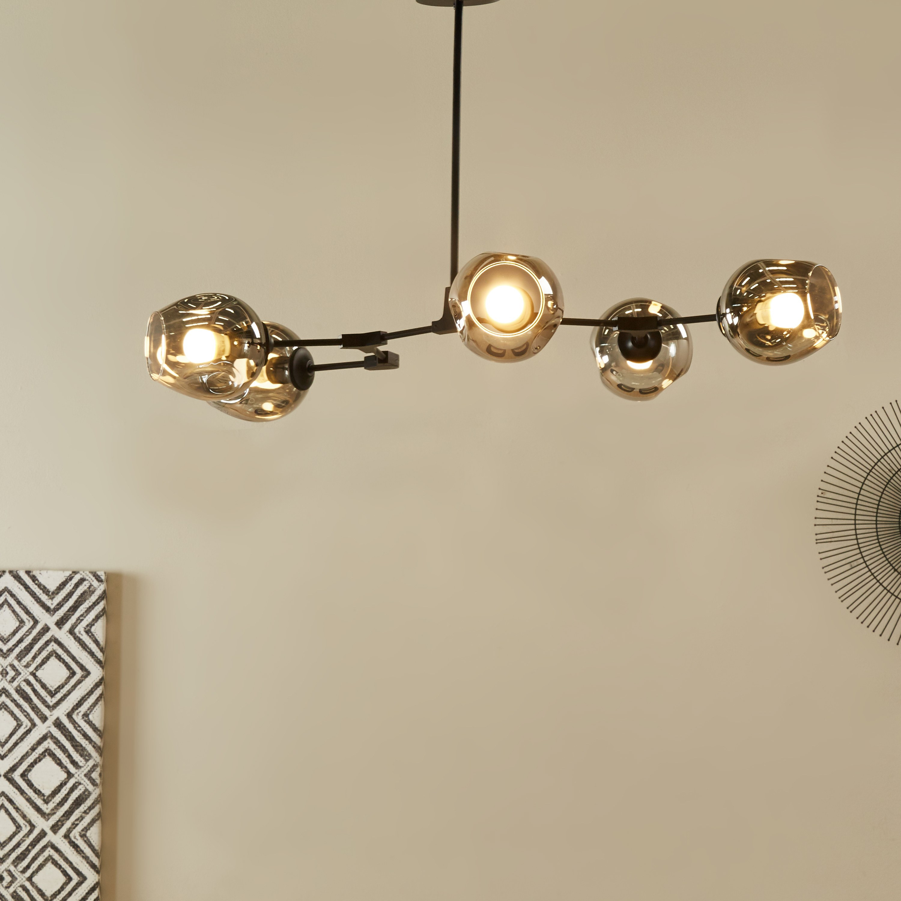 Iris 5-Lights Metal Pendant Lamp-household-lighting-ceilinglamps-pendantlamps-image-2