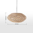 Naturel Water Hyacinth Pendant Lamp - 60 cm-household-lighting-ceilinglamps-pendantlamps-image-5