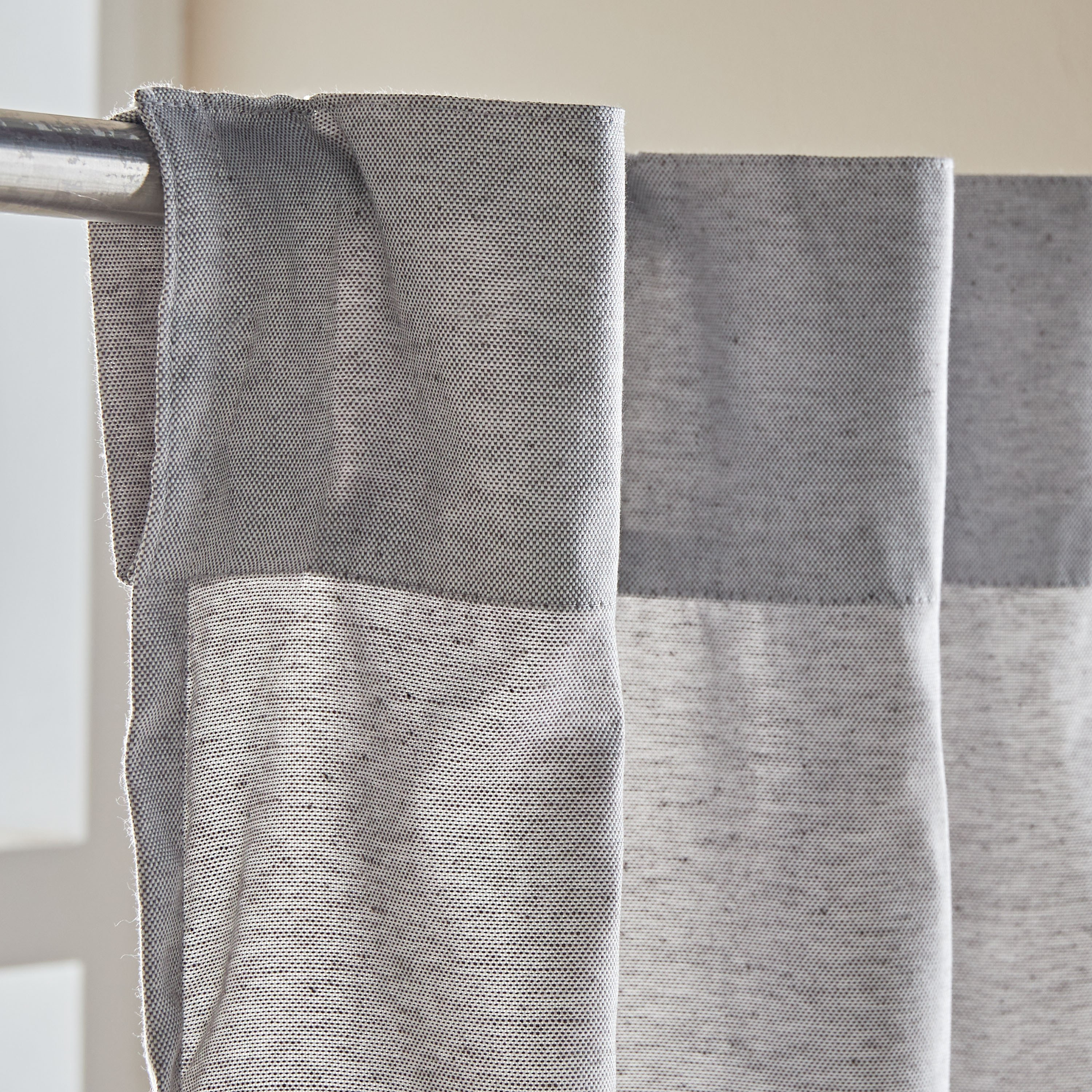 Henley 2-Piece Plain Curtain Set - 130x240 cm-household-windows-curtains-image-2