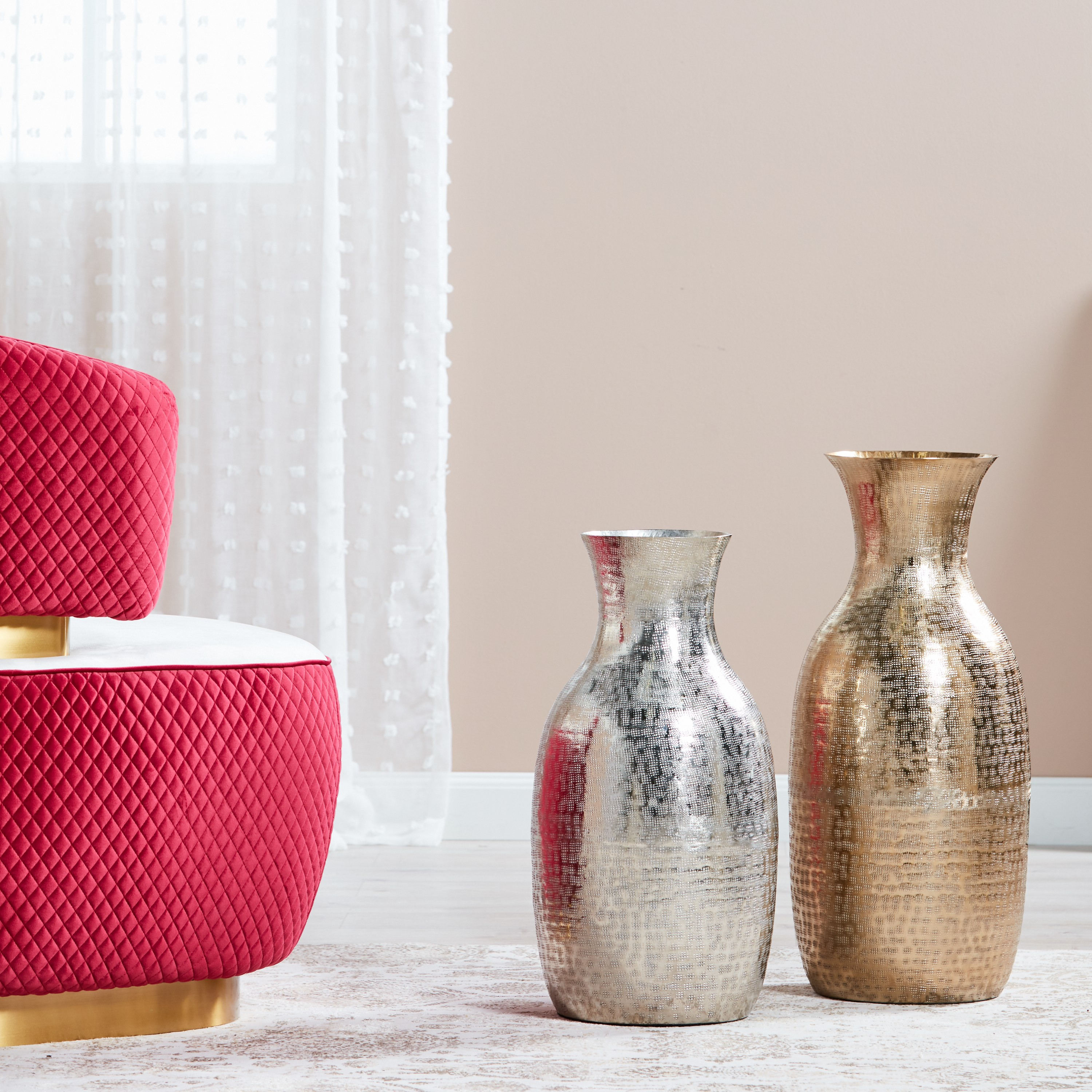 Decorative Vase with Net Detailing-household-decor-vasesandbowls-image-2