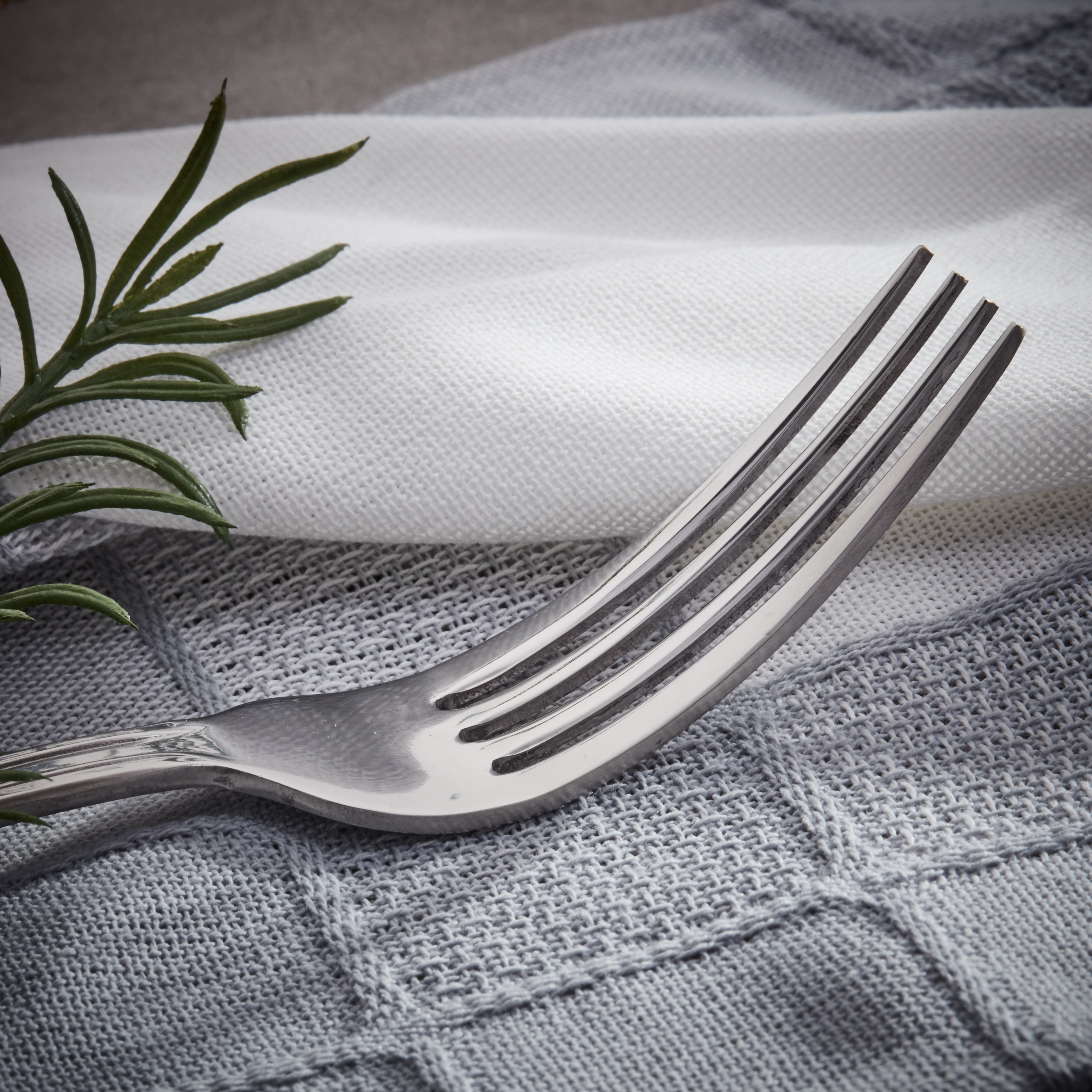 Royal Dotted Serving Fork-household-dining-cutlery-spoonsforksandknives-image-2