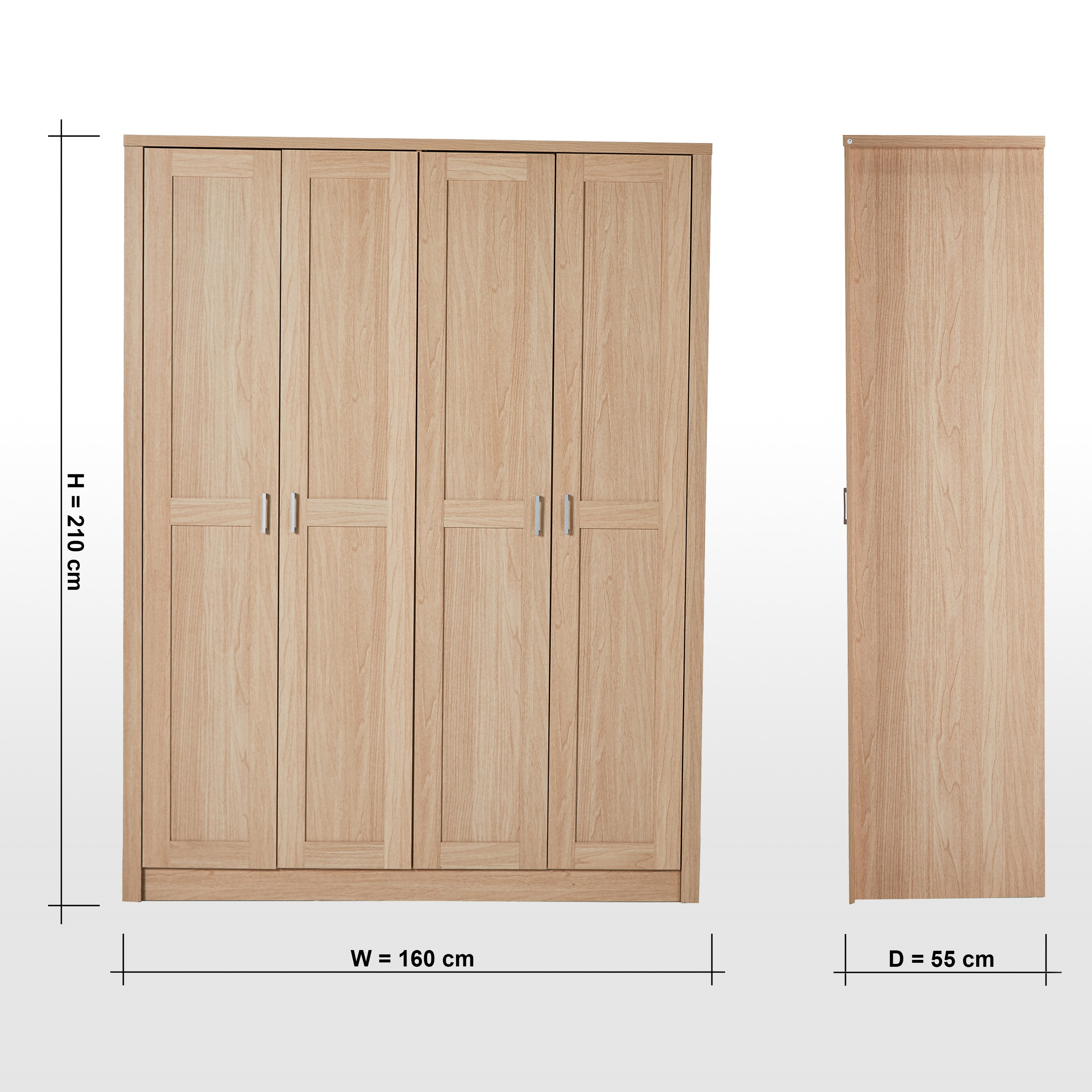 4 door on sale wardrobe cabinet