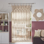 Shop Beaded Macrame Curtain Panel - 112x215 cm Online | Home Centre UAE