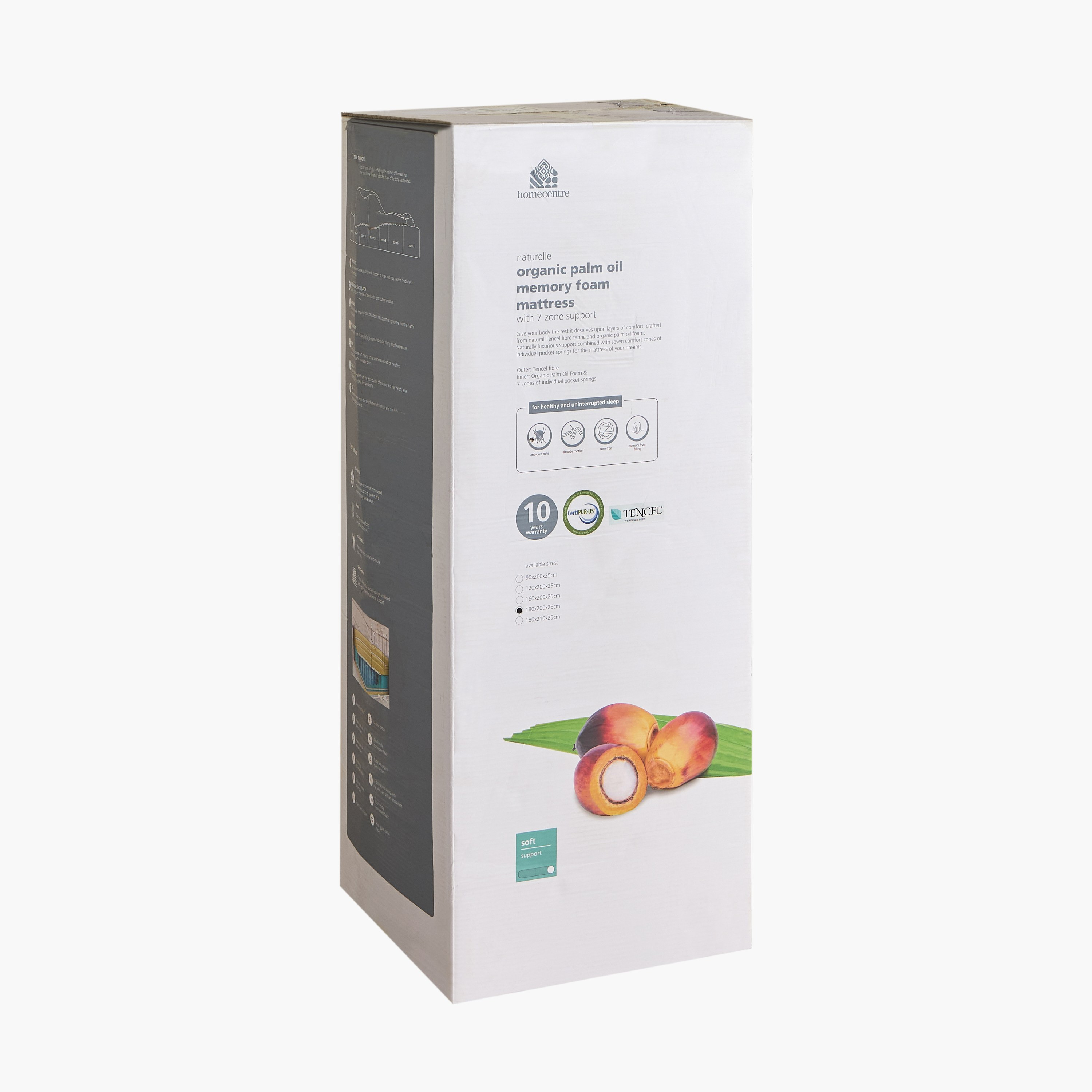 Naturelle Spring King Mattress - 180x200 cm-furniture-mattresses-kingmattresses-image-5